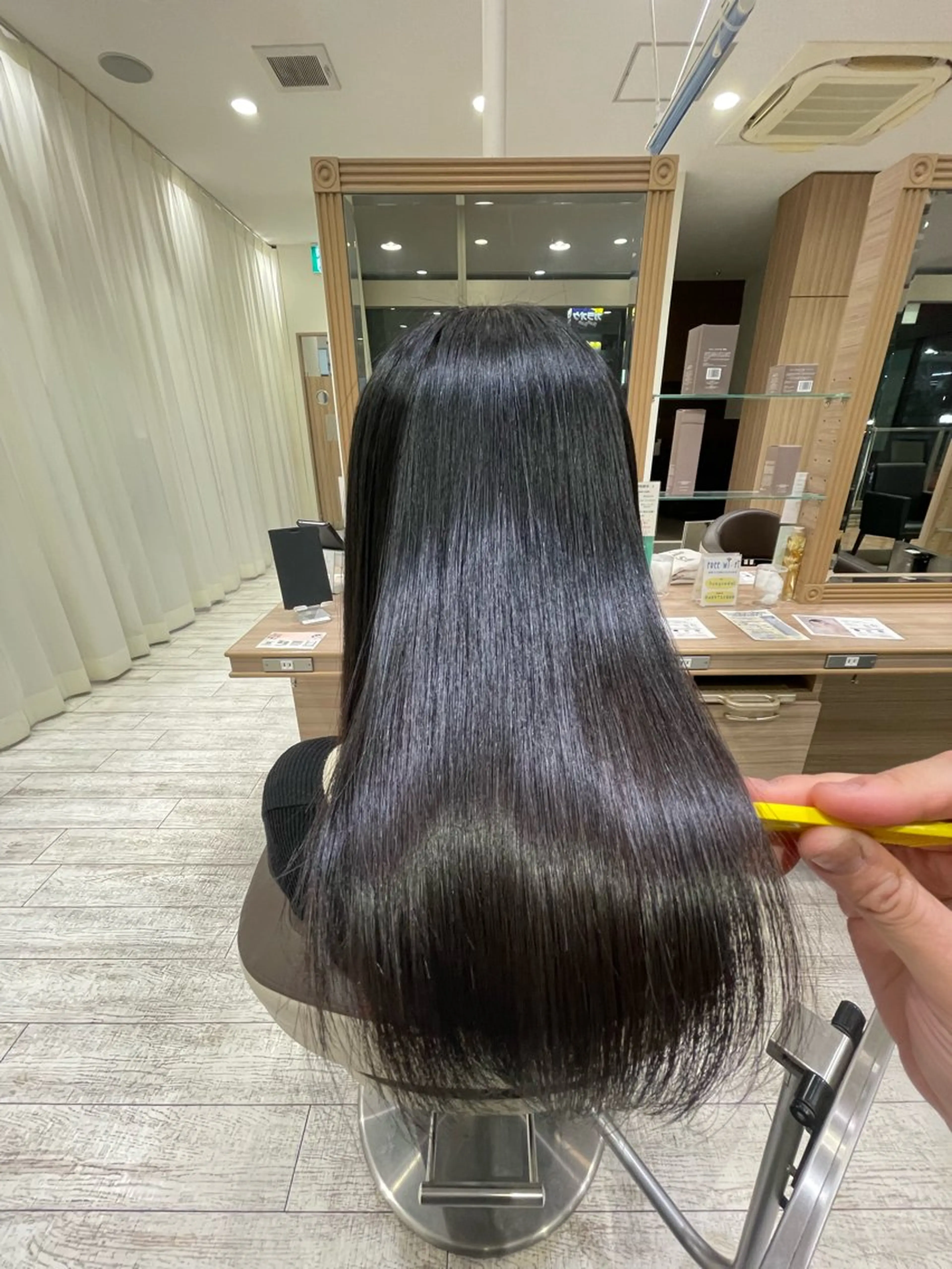 ロング パーマ 髪質改善 縮毛矯正 トリートメント 縮毛矯正 トリートメント 加藤 未歩のヘアスタイル