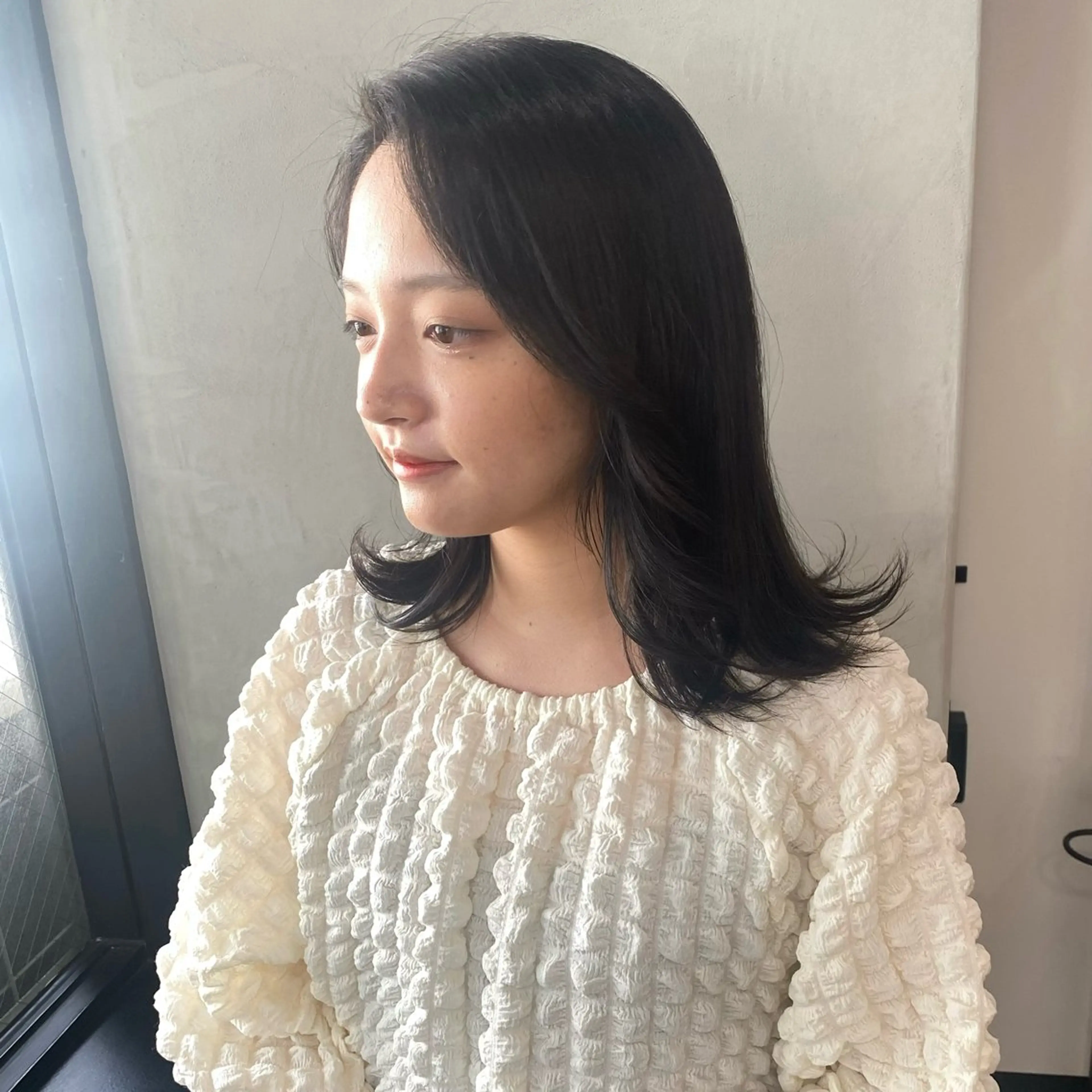 セミロング カラー otoha✳︎ くすみカラーのヘアスタイル