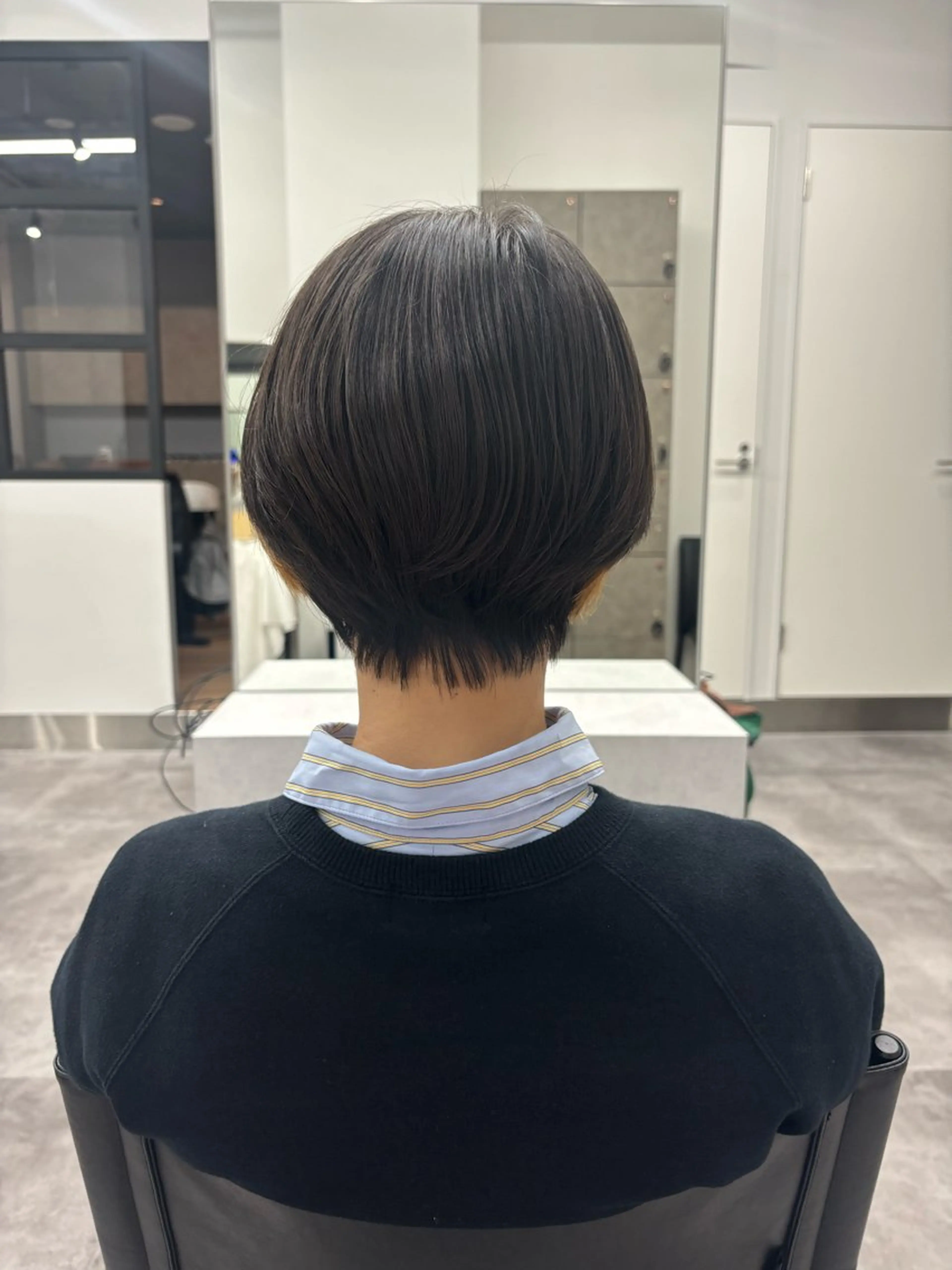 ショート カラー ヘアアレンジ マエダ アズミ🌱のヘアスタイル