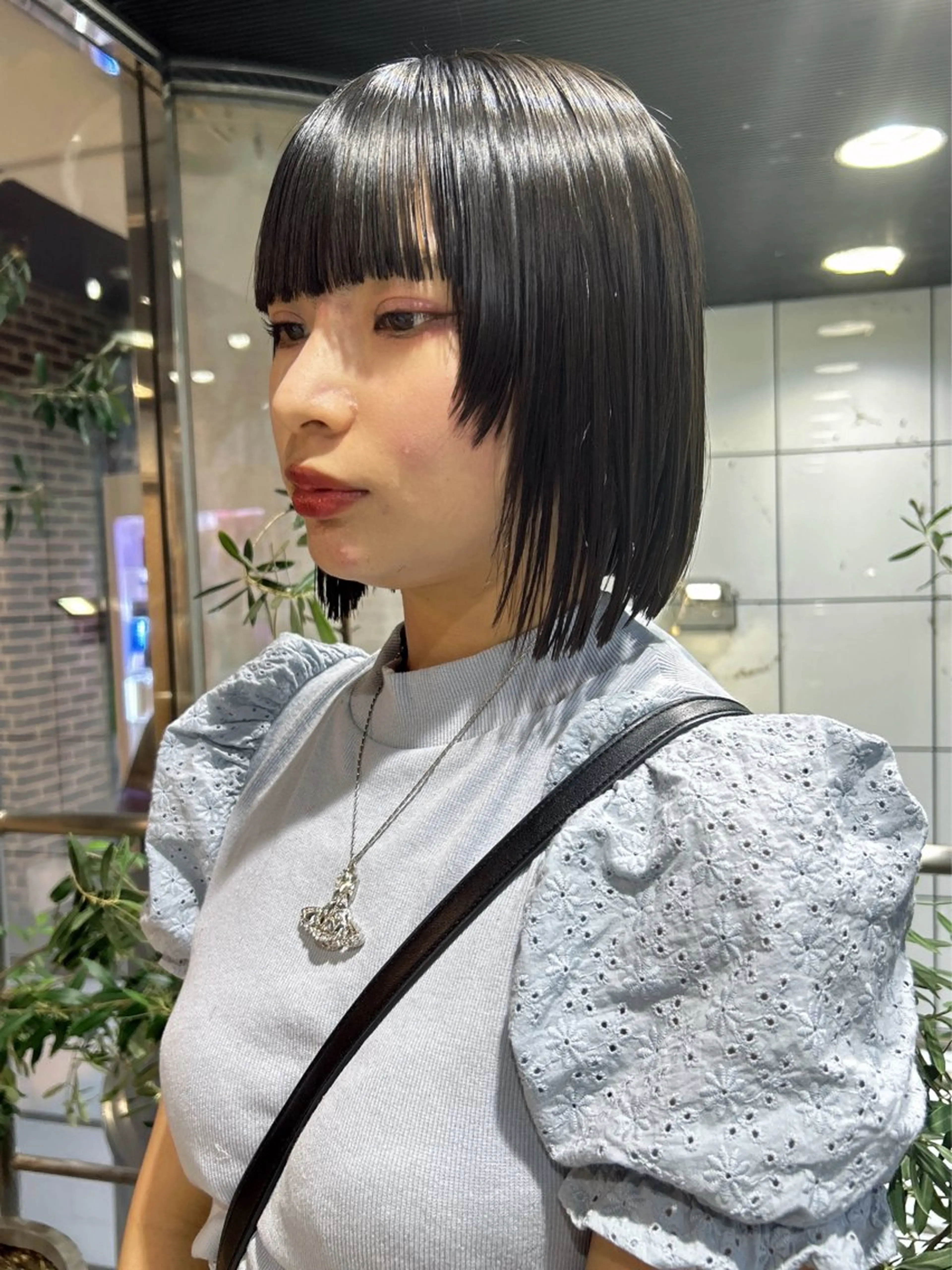 ミディアム 酸性ストレート メンズ/ブリーチなし サクラ🌸のヘアスタイル