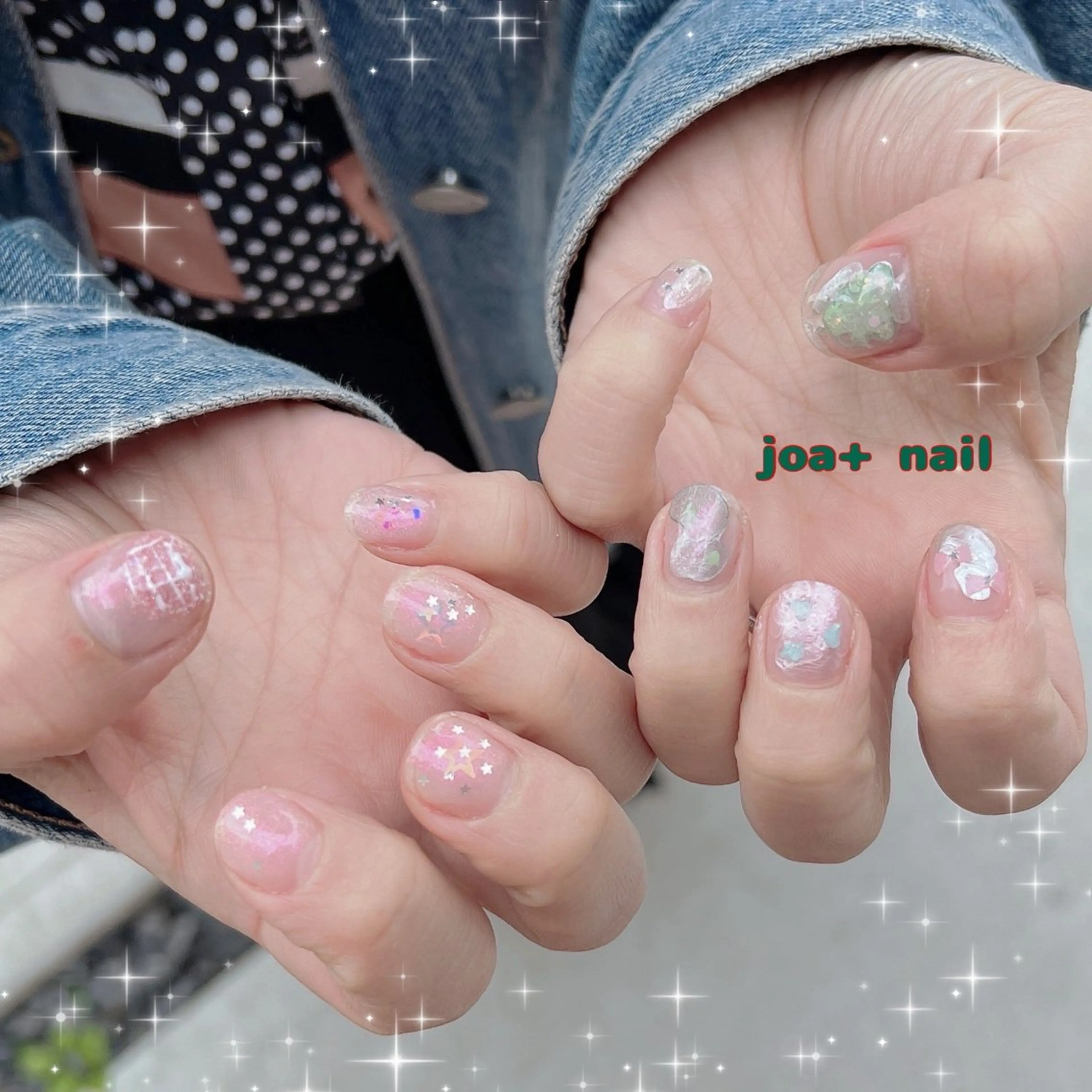 ショート うね 🎀のネイルデザイン