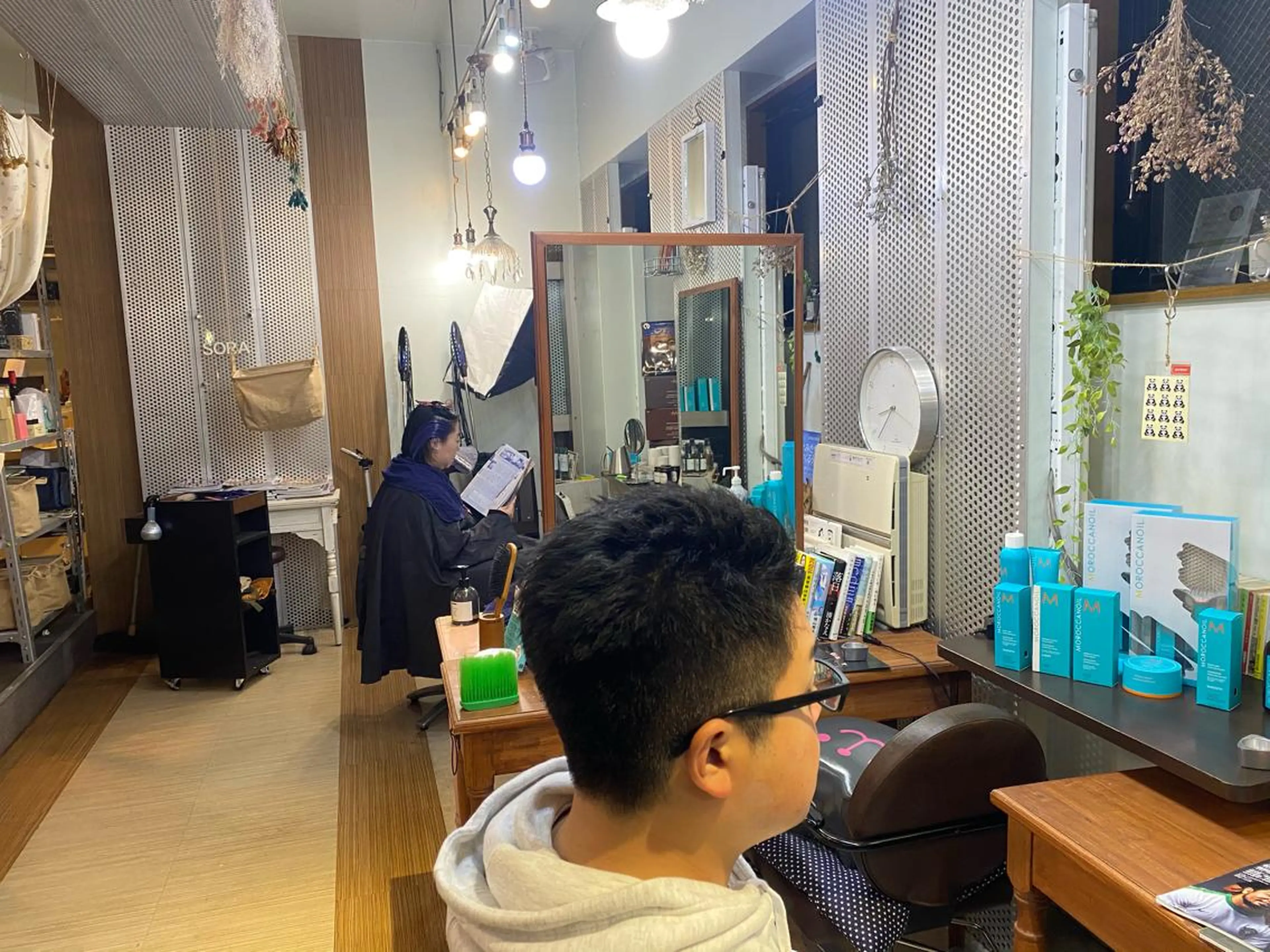 ショート メンズ アップバング 七三 刈り上げ sora所属・廣瀬 瞳のヘアスタイル