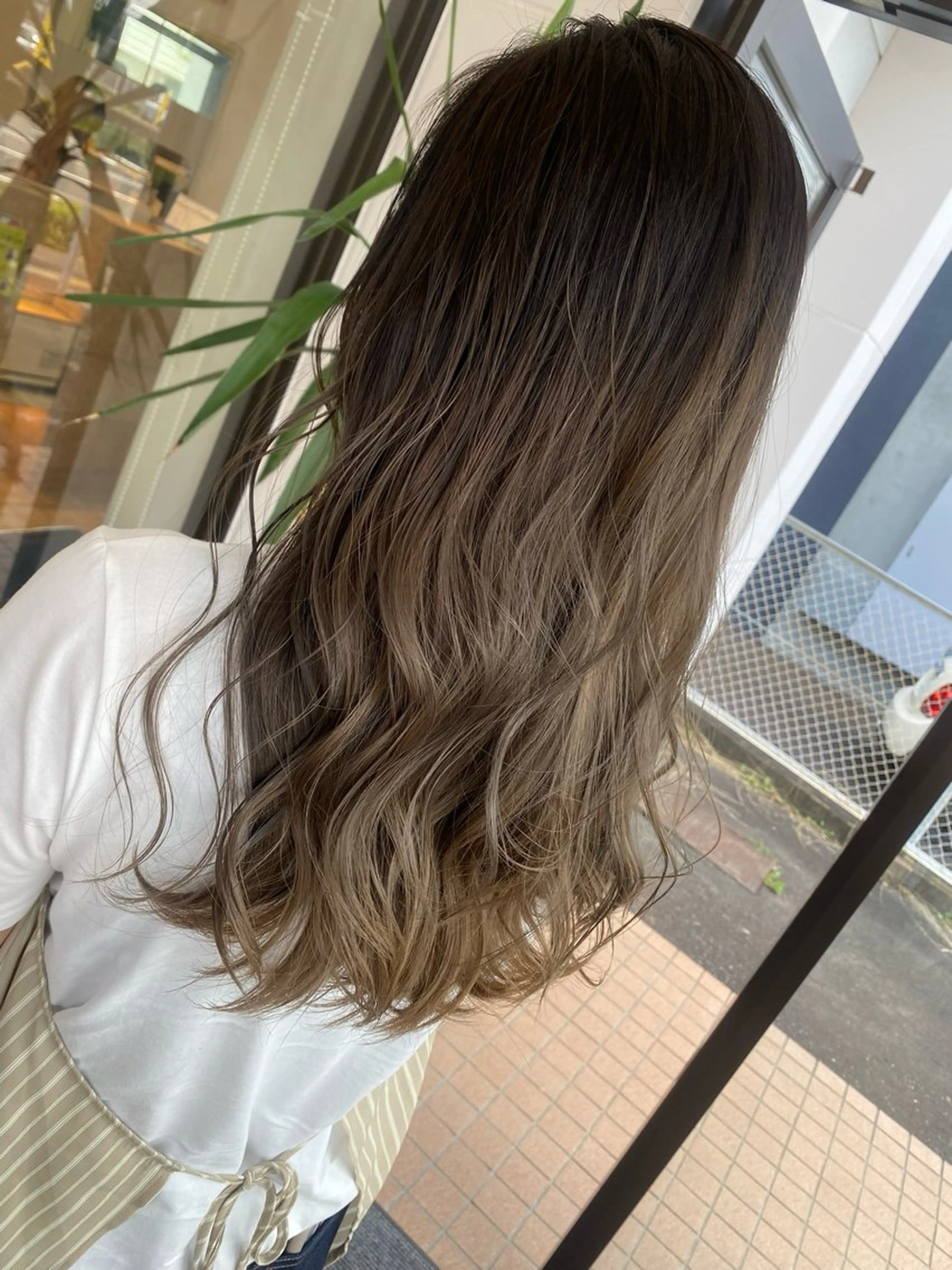 ロング ヘアカラー トリートメント 🇰🇷韓国風顔周り NANAMI🇰🇷のヘアスタイル