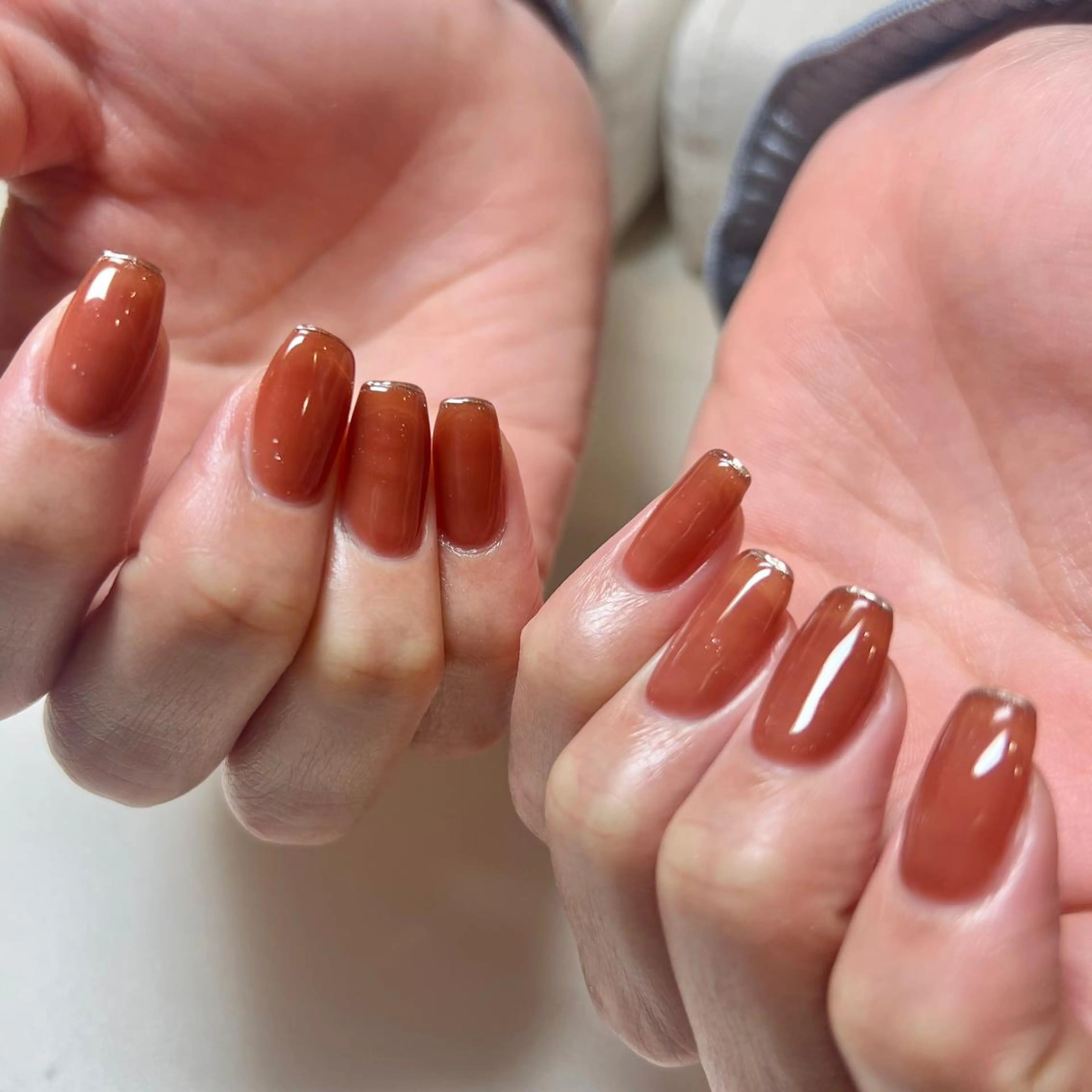 ネイル アートネイル クリアネイル フレンチネイル 持ち込み ニュアンスネイル ハンドネイル REHTOF 【銀座なんでも屋】のネイルデザイン