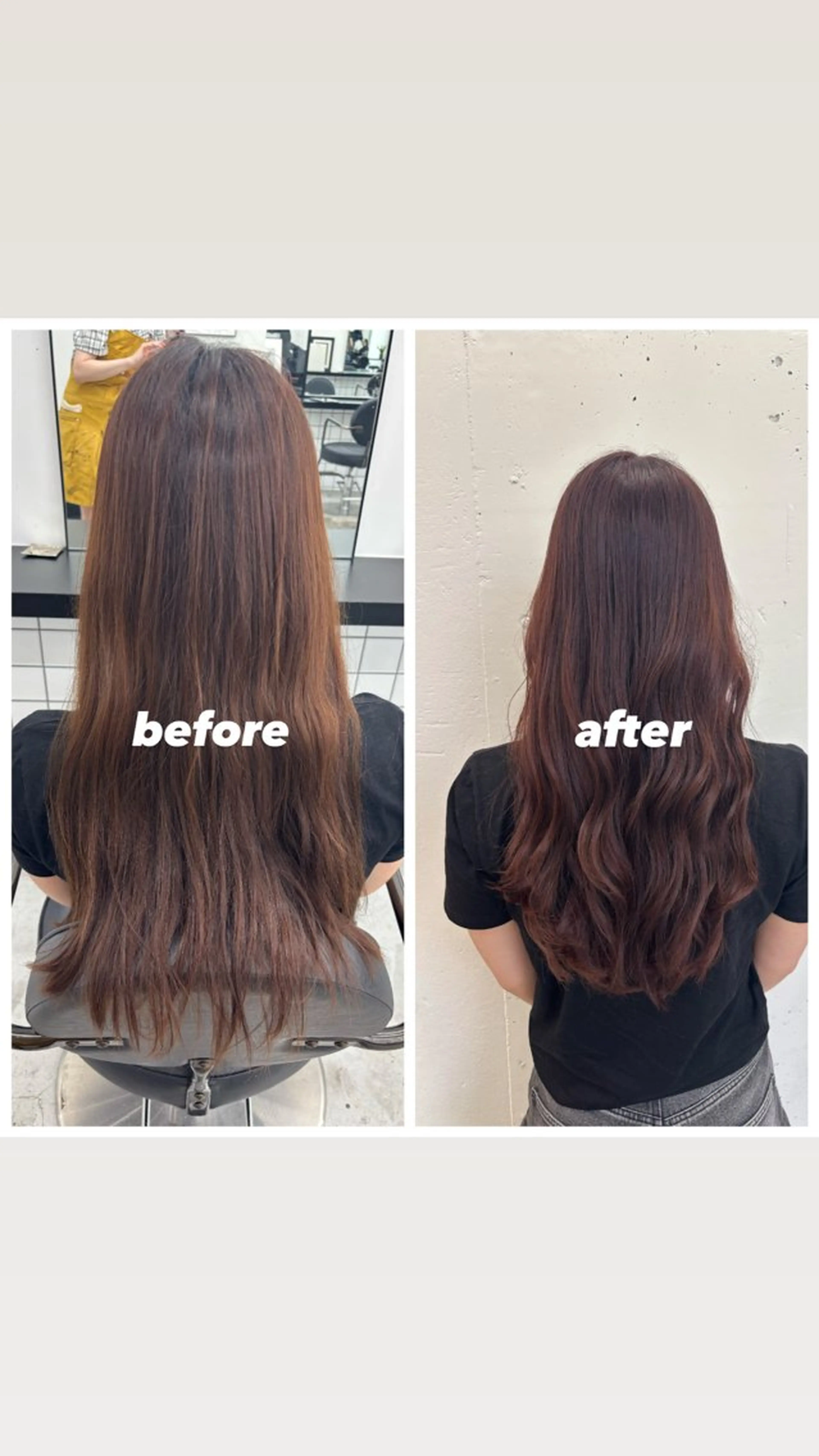 ロング カラー ブラウンカラー レッドカラー レッドブラウン ヘアカラー トリートメント 🌼あいり🌼 JILLSTUDIOのヘアスタイル