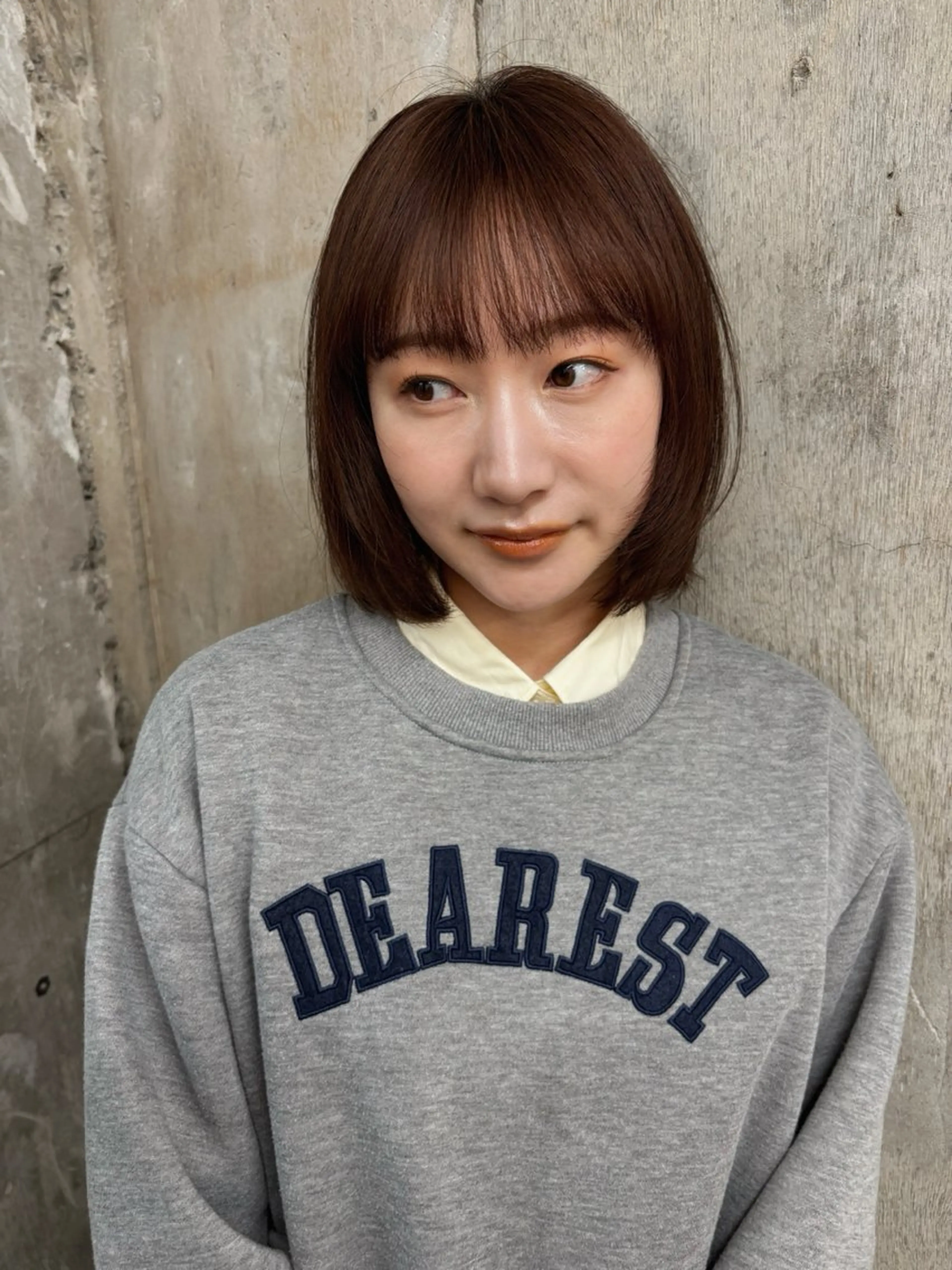 ミディアム ボブ カット ヘアカラー トリートメント ボブ/ミディアム 親しみやすさ/さくらのヘアスタイル