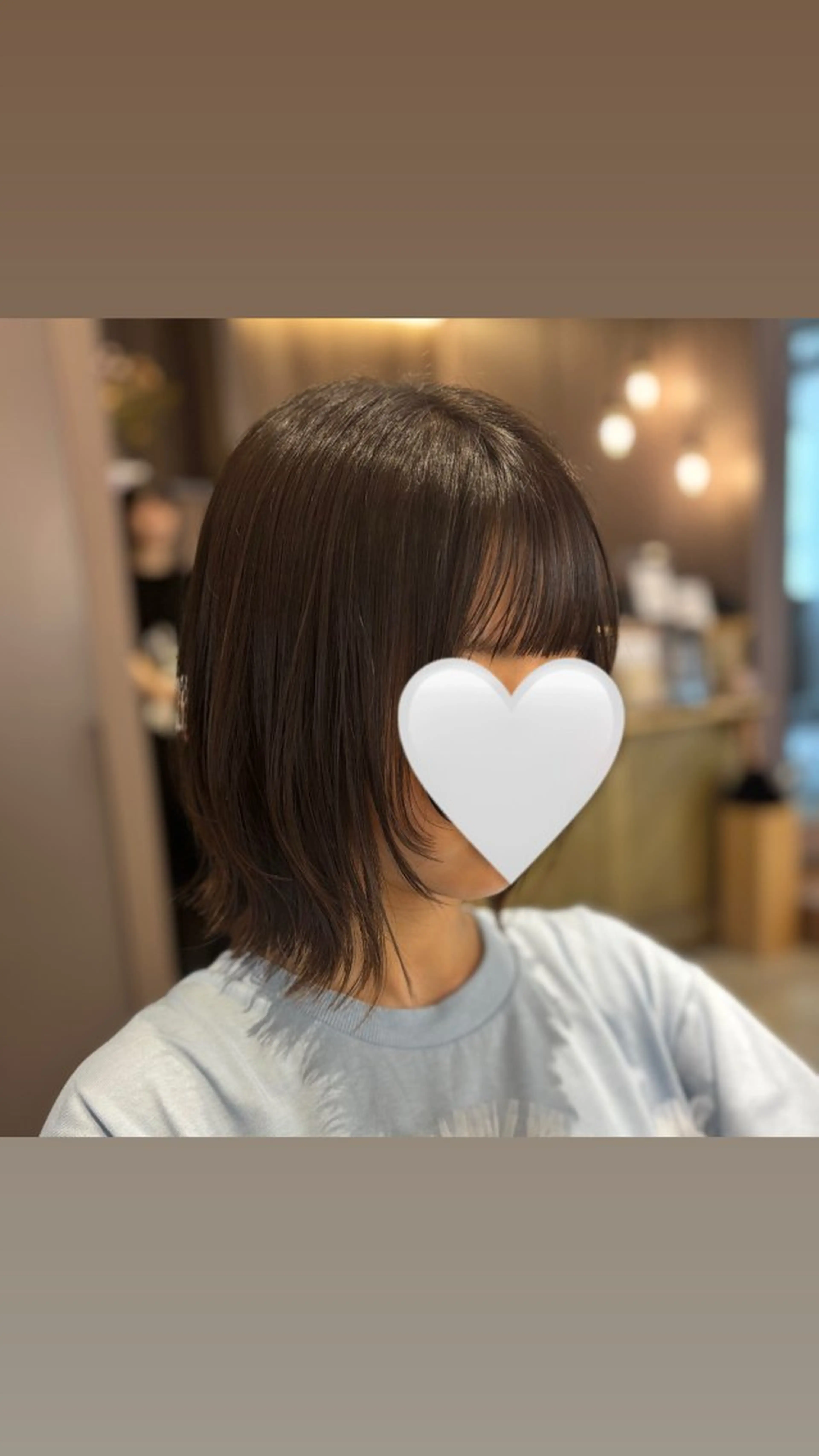 ミディアム ボブレイヤー ボブ 顔周りカット レイヤーカット カット レイヤーカット/ボブ /nene🍥⋆*のヘアスタイル
