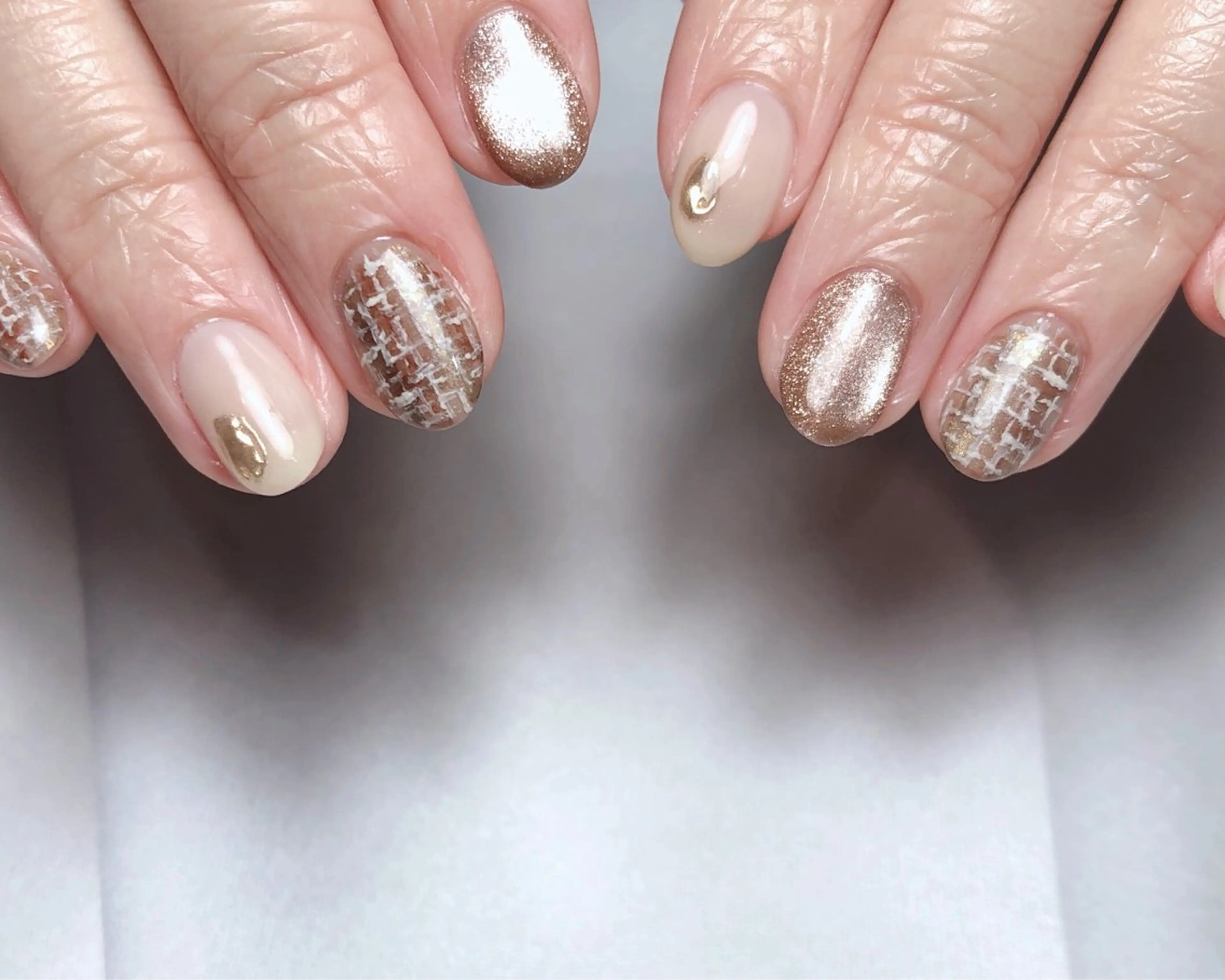 ネイル ツイードネイル ハンドネイル nail heron所属・saki_ nail heronのその他イメージ