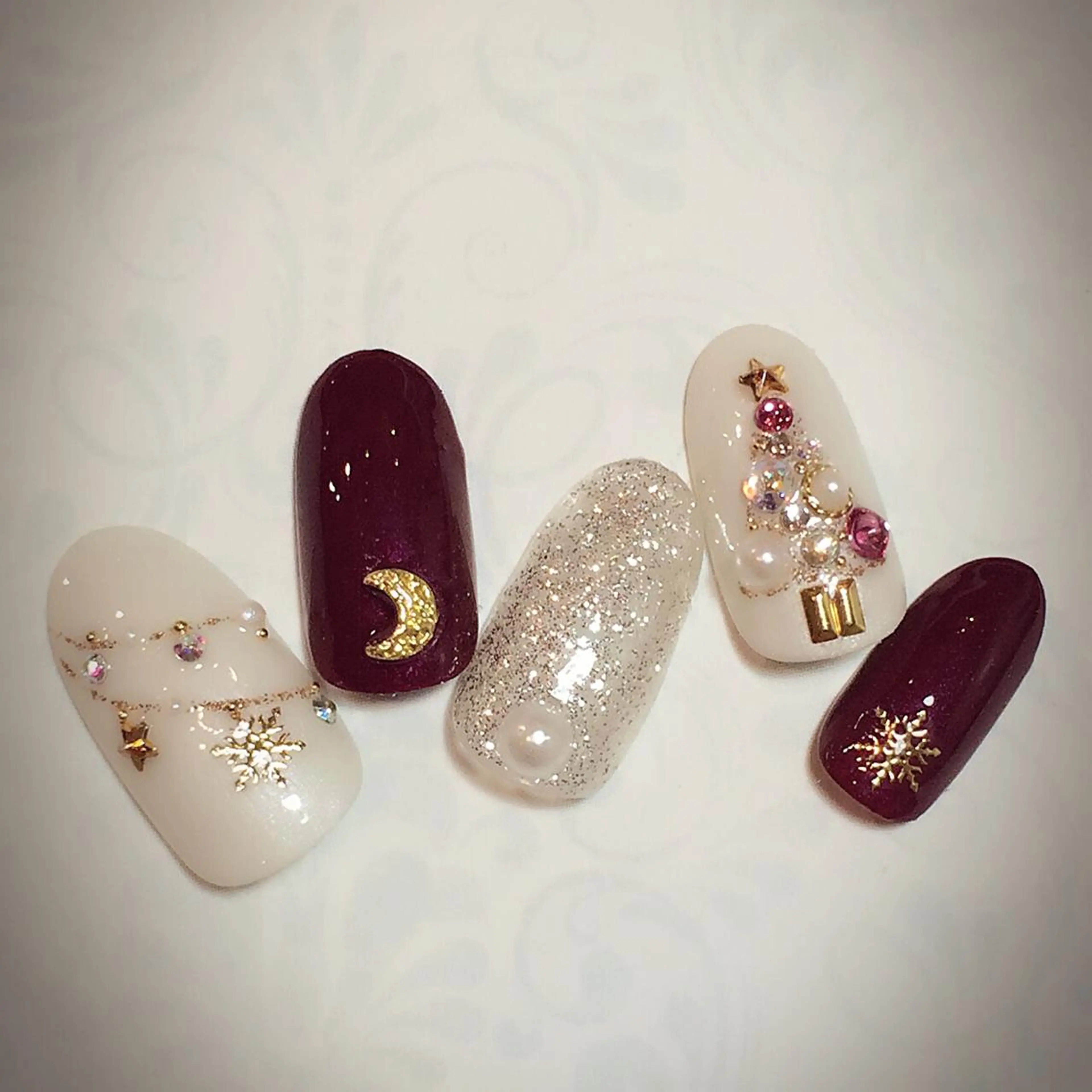 ネイル 冬ネイル クリスマス jdn kayokoのネイルデザイン