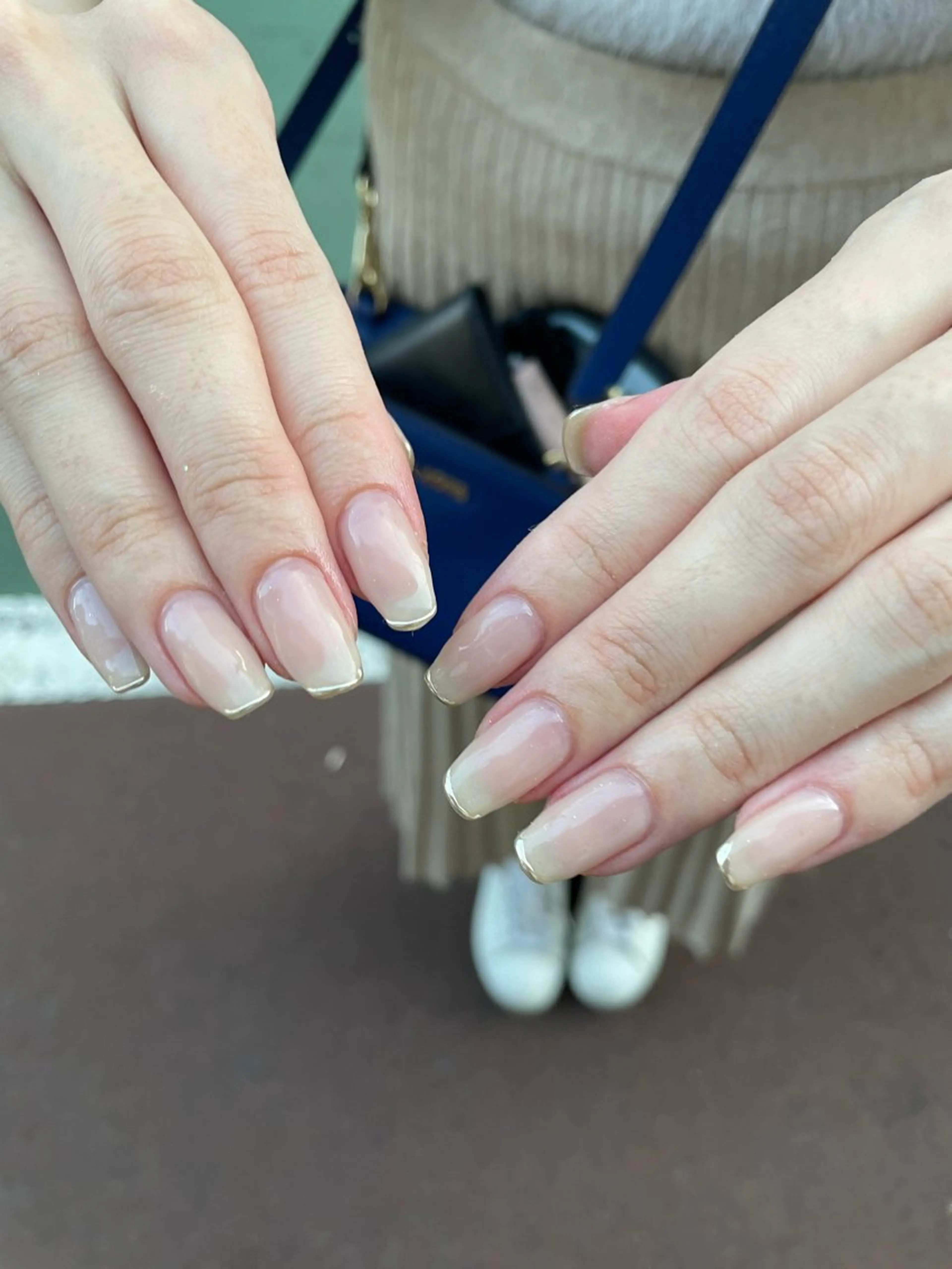 ネイル ハンドネイル ハンドケア R'well所属・はばすみれ🎀ﾈｲﾙ 光ﾌｪｲｼｬﾙ ﾍｱのネイルデザイン