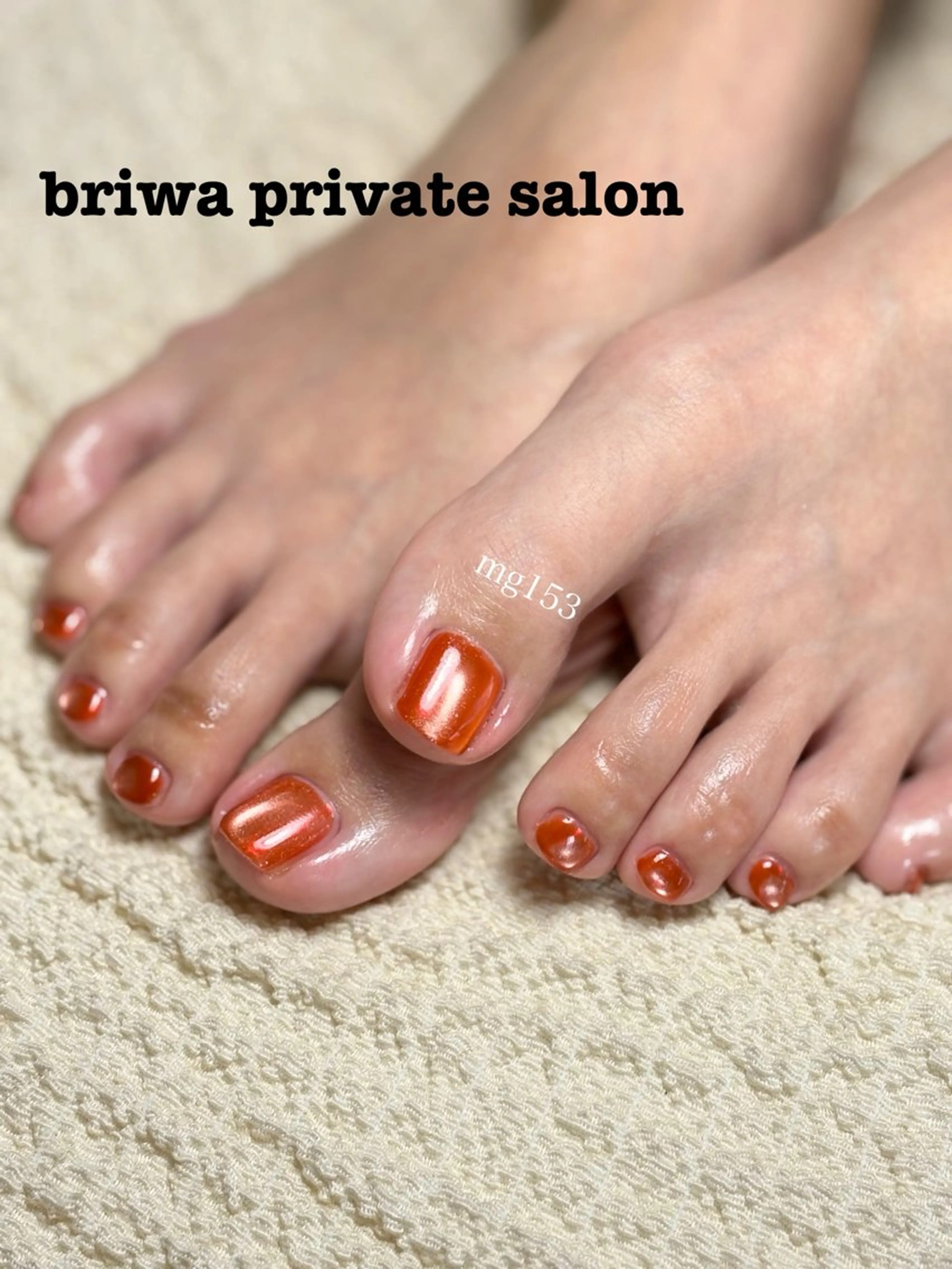 ネイル フットネイル Briwa✨nail 💅enoi ❤︎のネイルデザイン