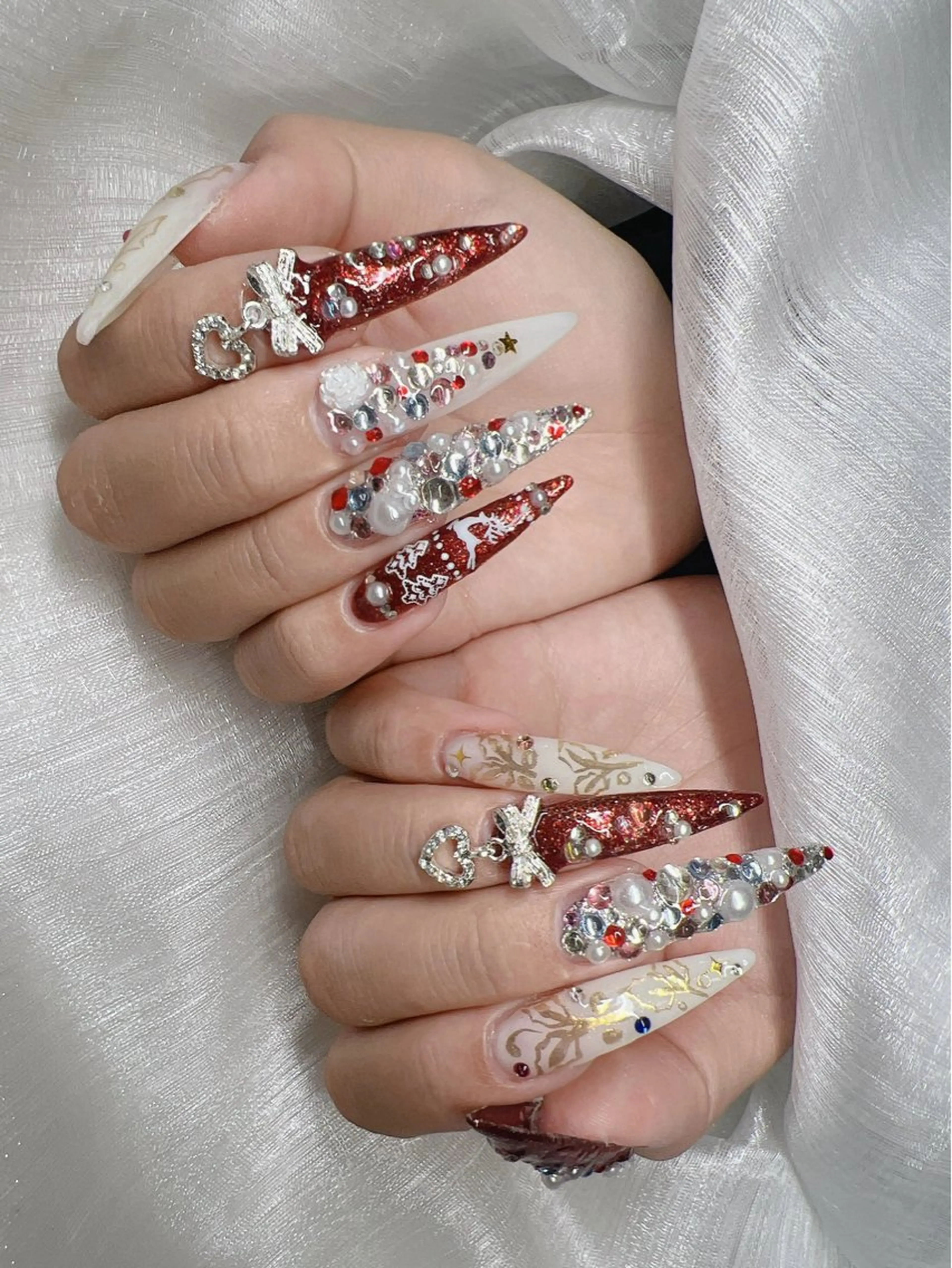 ネイル ハンドネイル Lee Nails チップ長さだし専門店のネイルデザイン