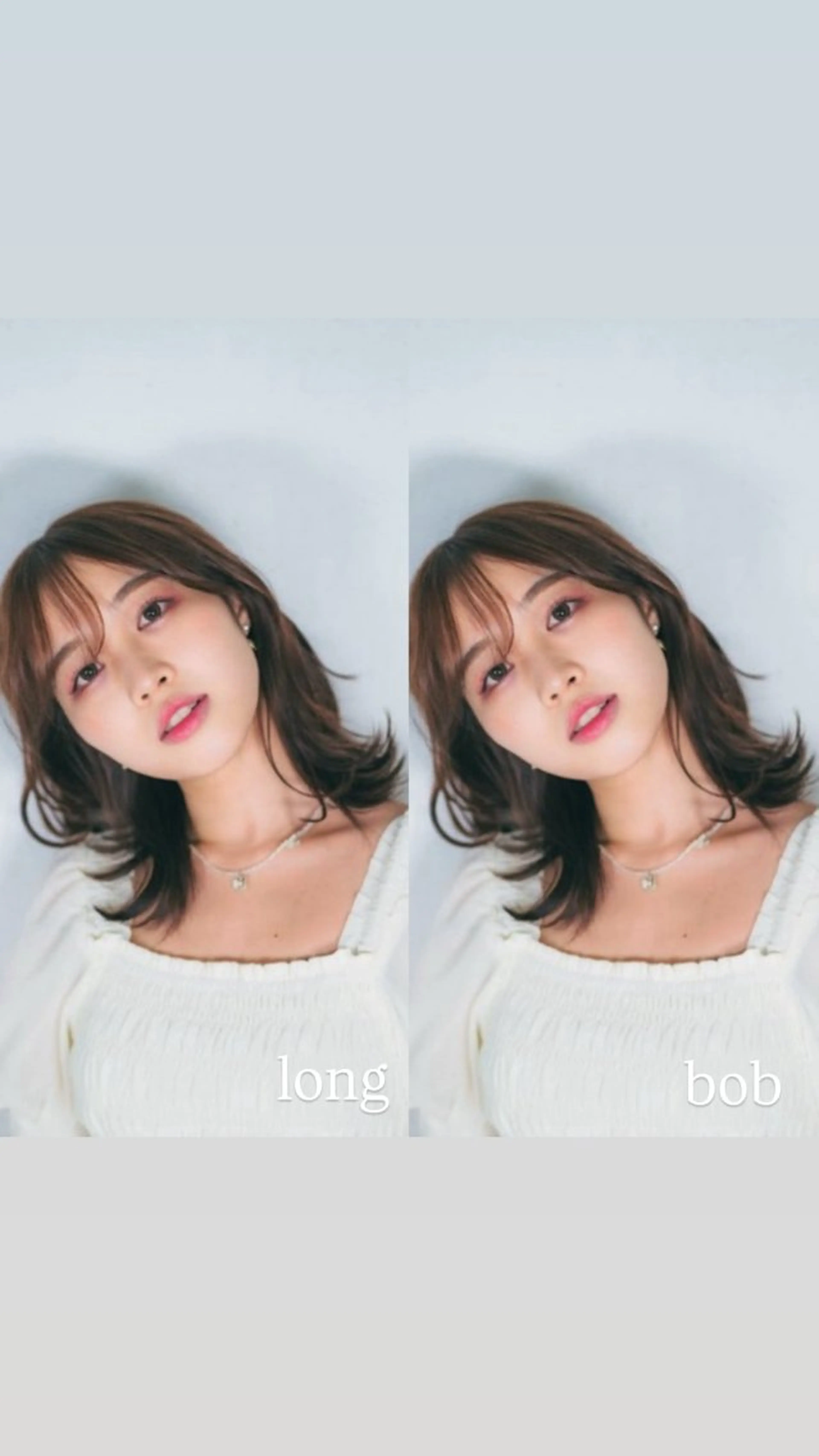 ミディアム ボブ/ショート 韓国/美髪/みそらのヘアスタイル