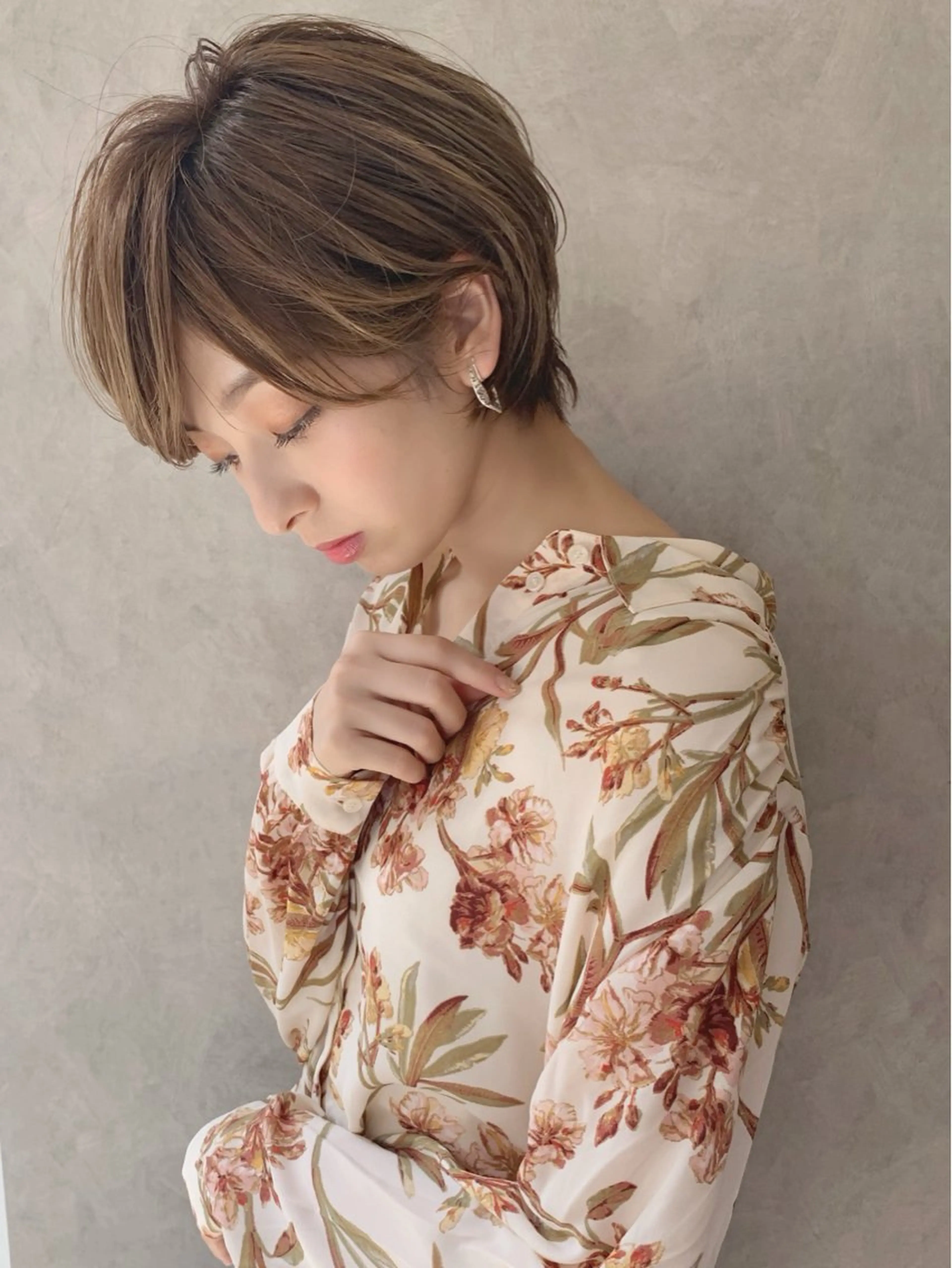 ショート ショートボブ 丸みショート ボブ ショートヘア 無料カットモデル/ ショート特化/たくみのヘアスタイル