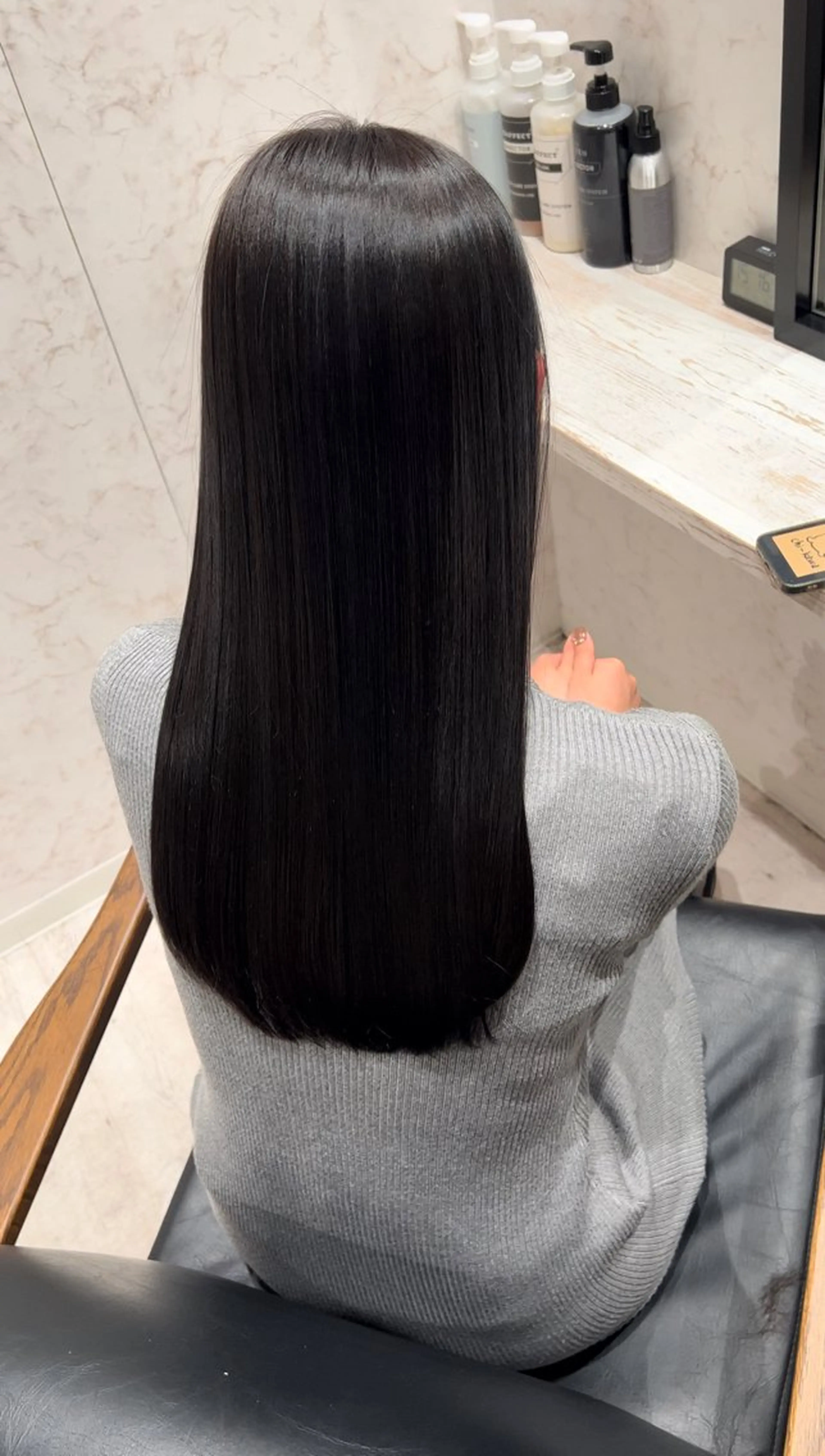 ロング 髪質改善ストレート /髪質改善/中内寛太のヘアスタイル