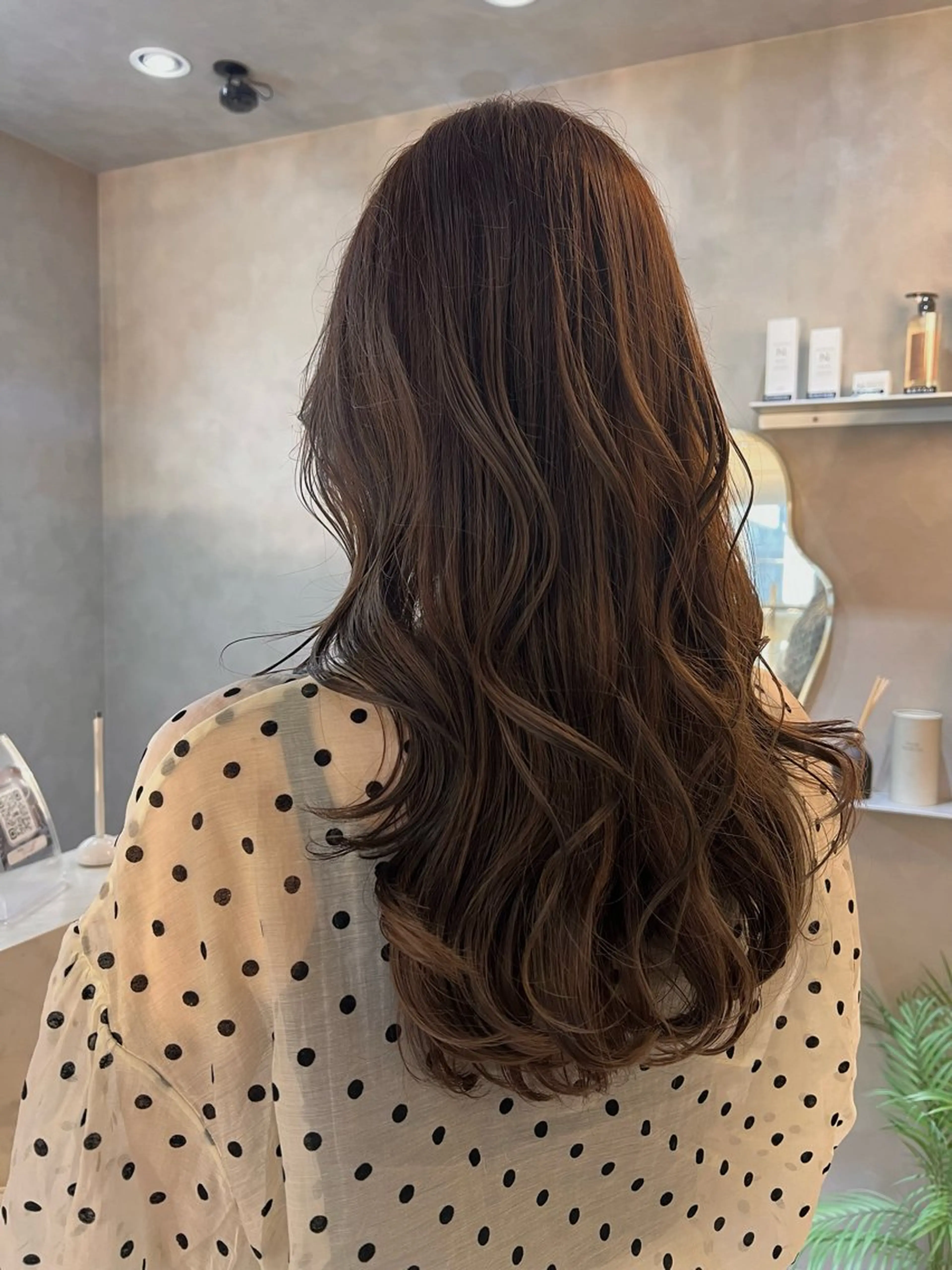 ロング カラー グレージュ 髪質改善 トリートメント カット ヘアカラー トリートメント 💎透明感カラー/ 韓国ヘア💎KANAのヘアスタイル