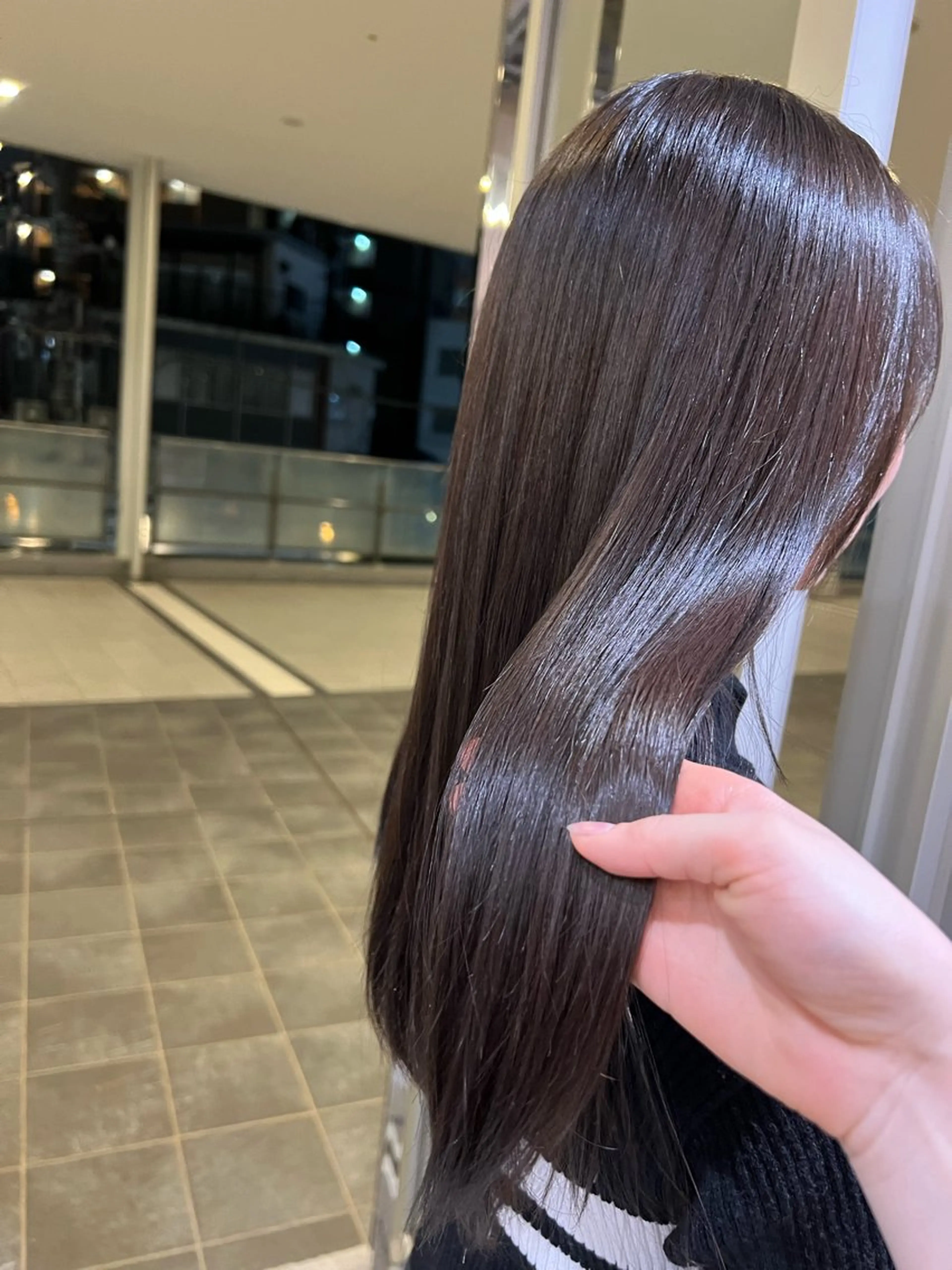ロング カラー ベージュカラー グレージュ オリーブベージュ オリーブグレージュ オリーブグレー ヘアカラー トリートメント 透明感/明るめ ヘア/kazui🐈のヘアスタイル