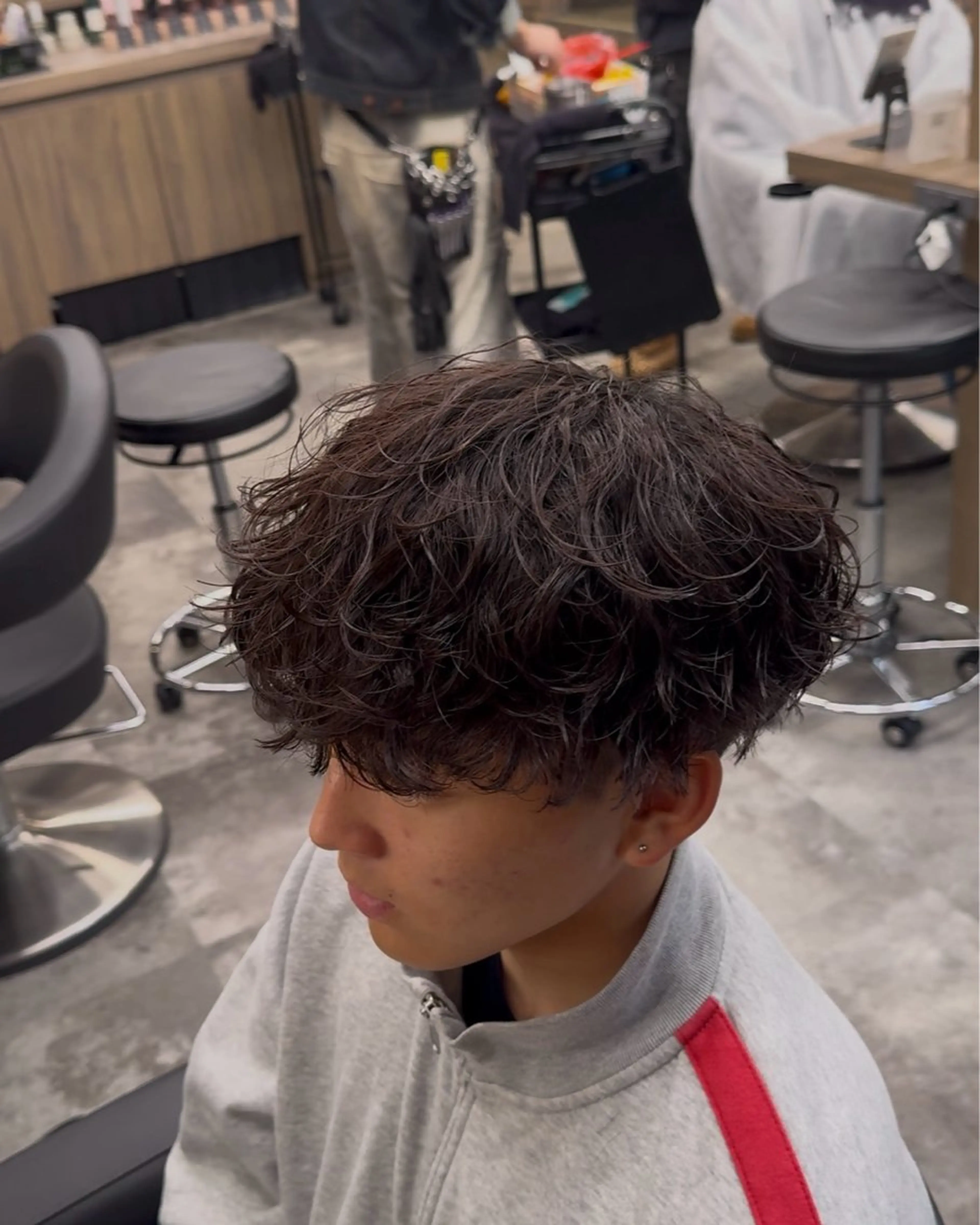 パーマ メンズ カット パーマ パーマ特化 まなるのヘアスタイル