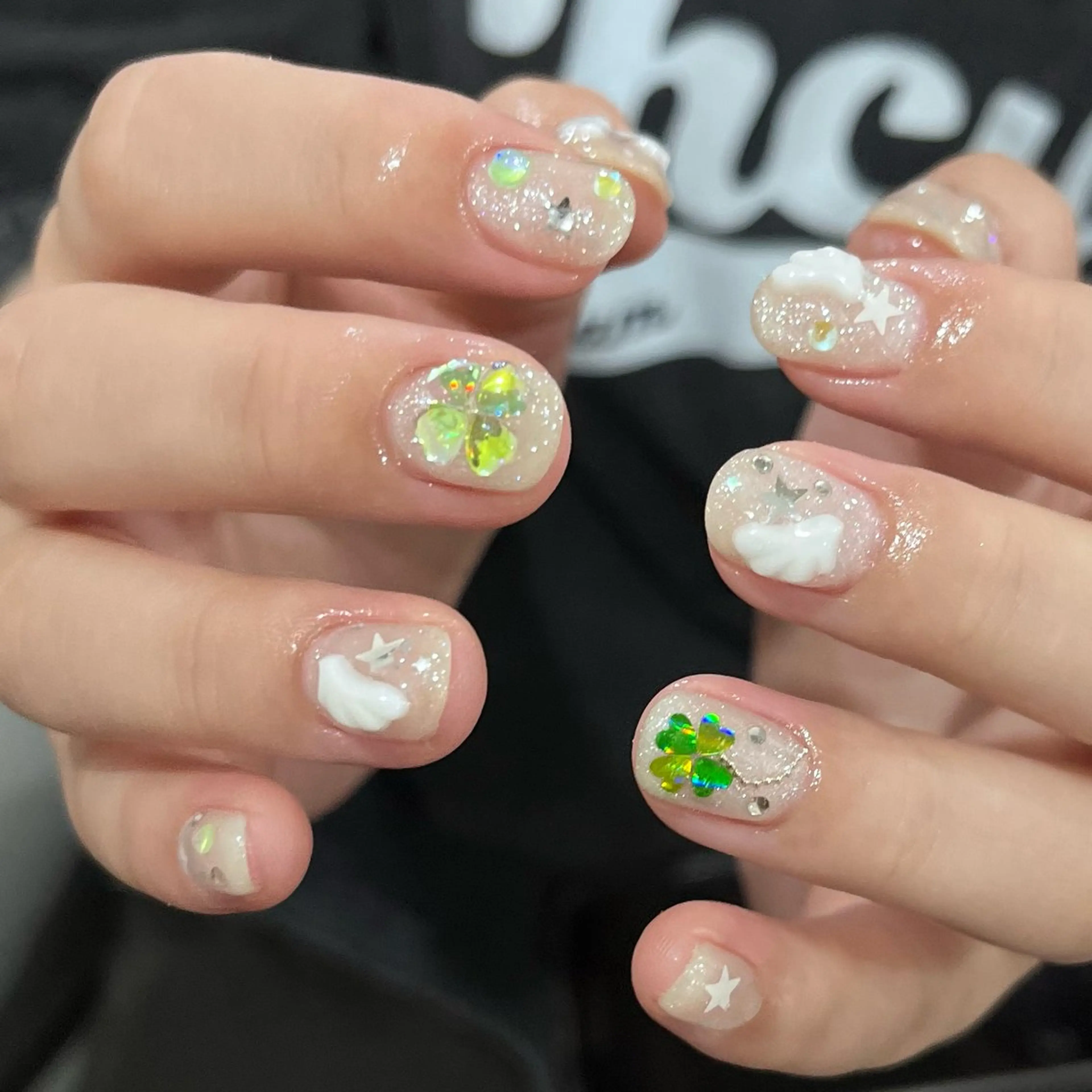 ネイル 韓国ネイル ワンホンネイル ハンドネイル ハンドケア Chang _Nailのネイルデザイン