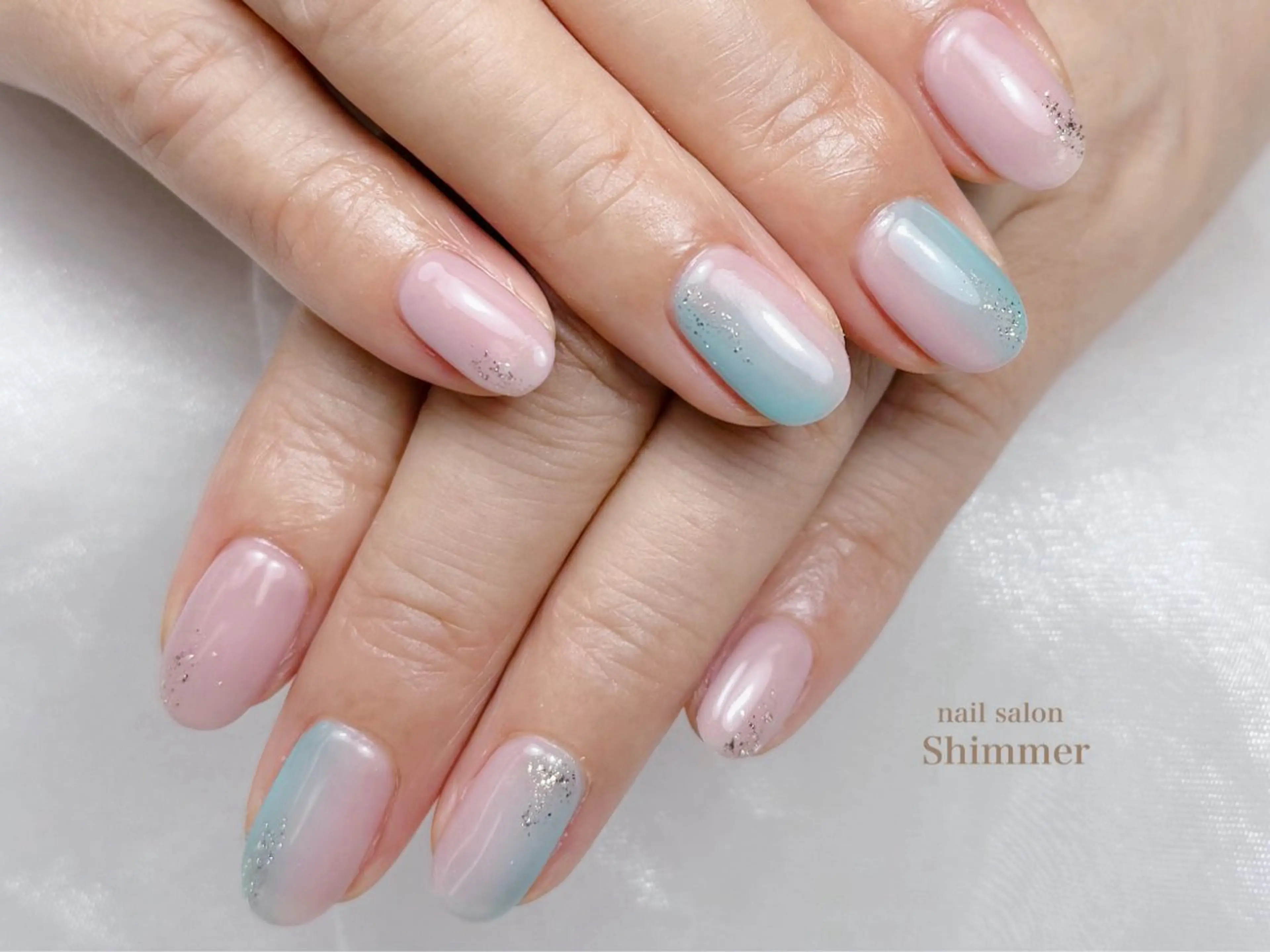 ネイル ハンドネイル Shimmer Risaのネイルデザイン