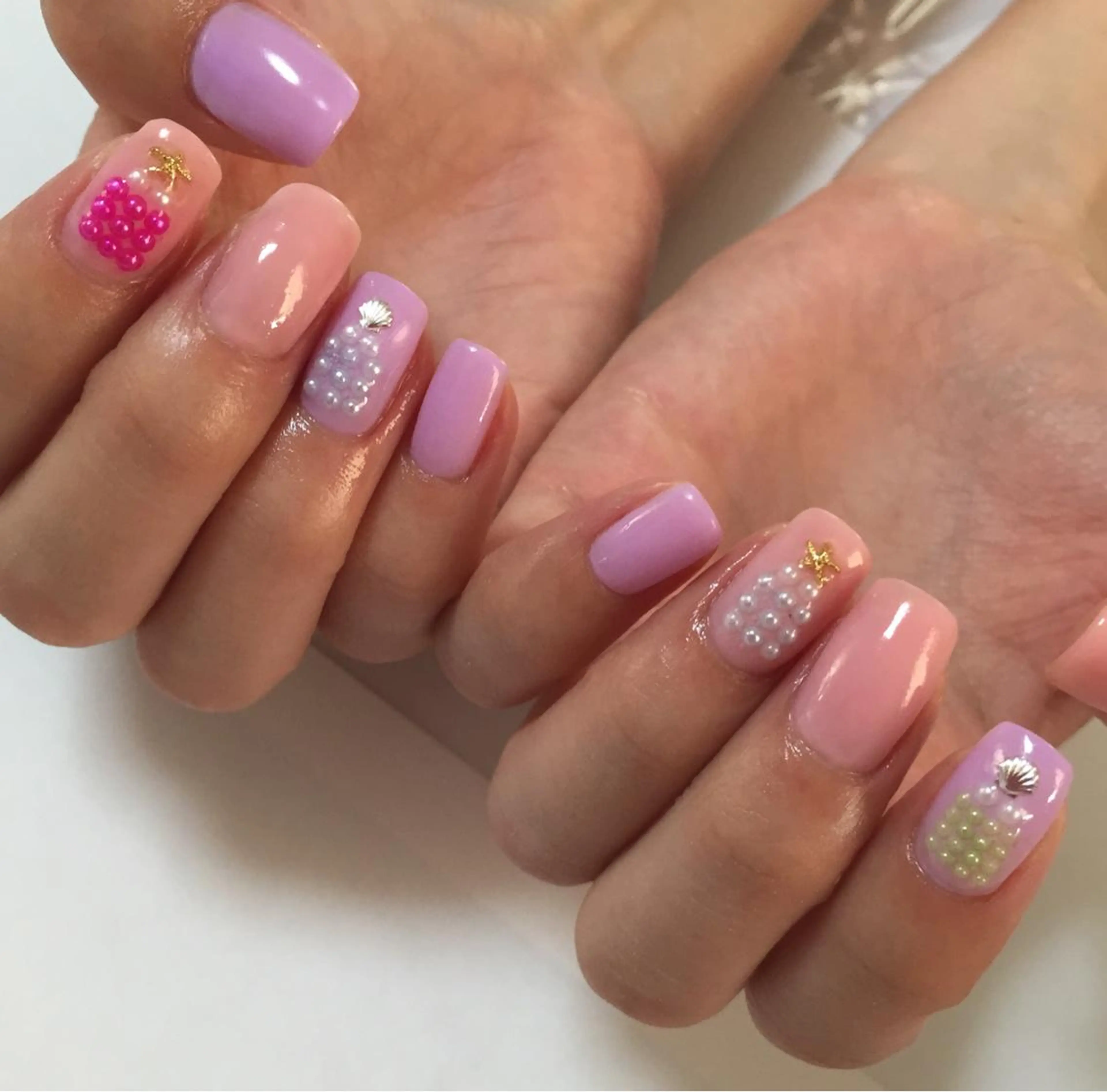 ネイル アートネイル 40代からの爪を守る ×ケア重視サロン♡のネイルデザイン