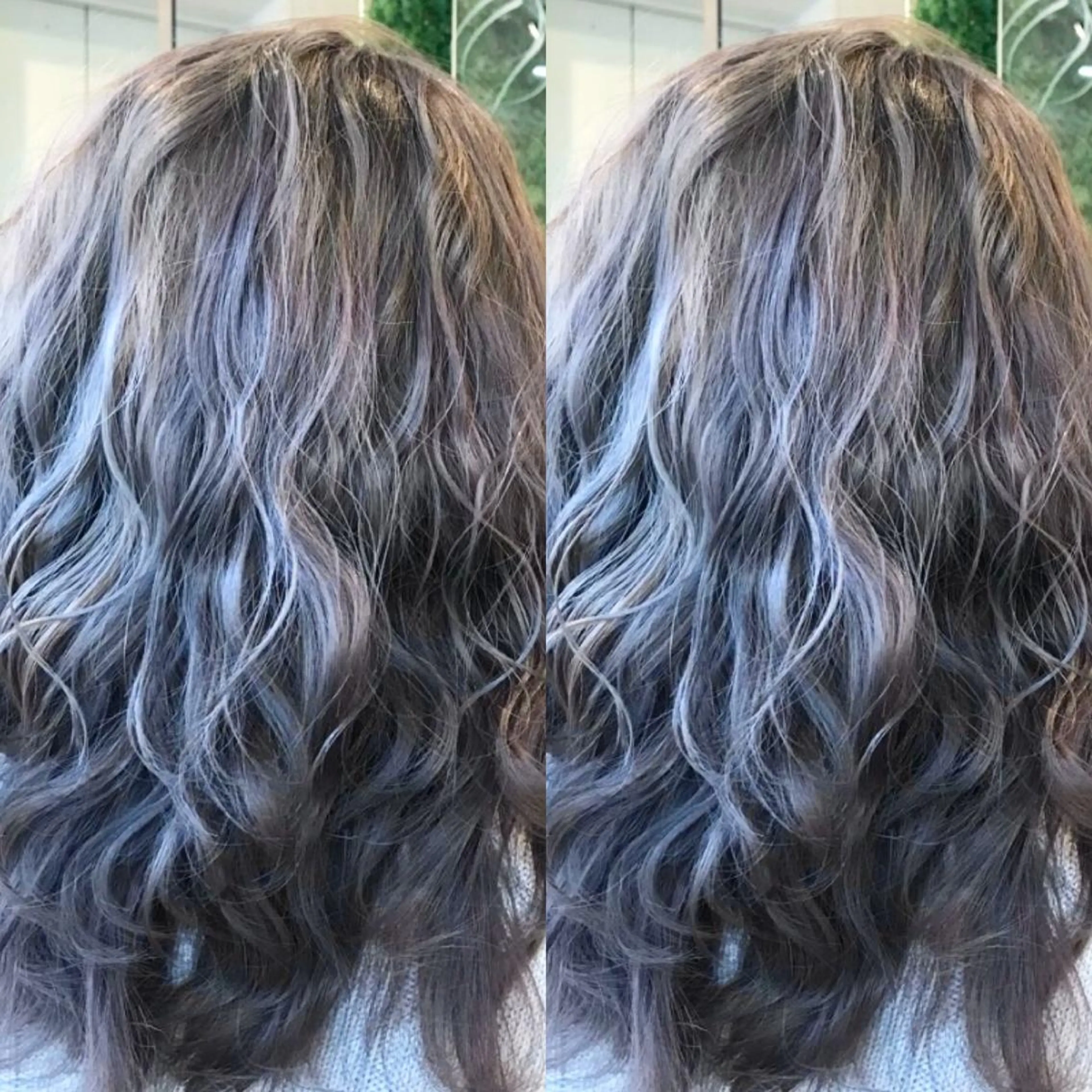 ミディアム カラー ヘアカラー Hanna by W_SALONのヘアスタイル