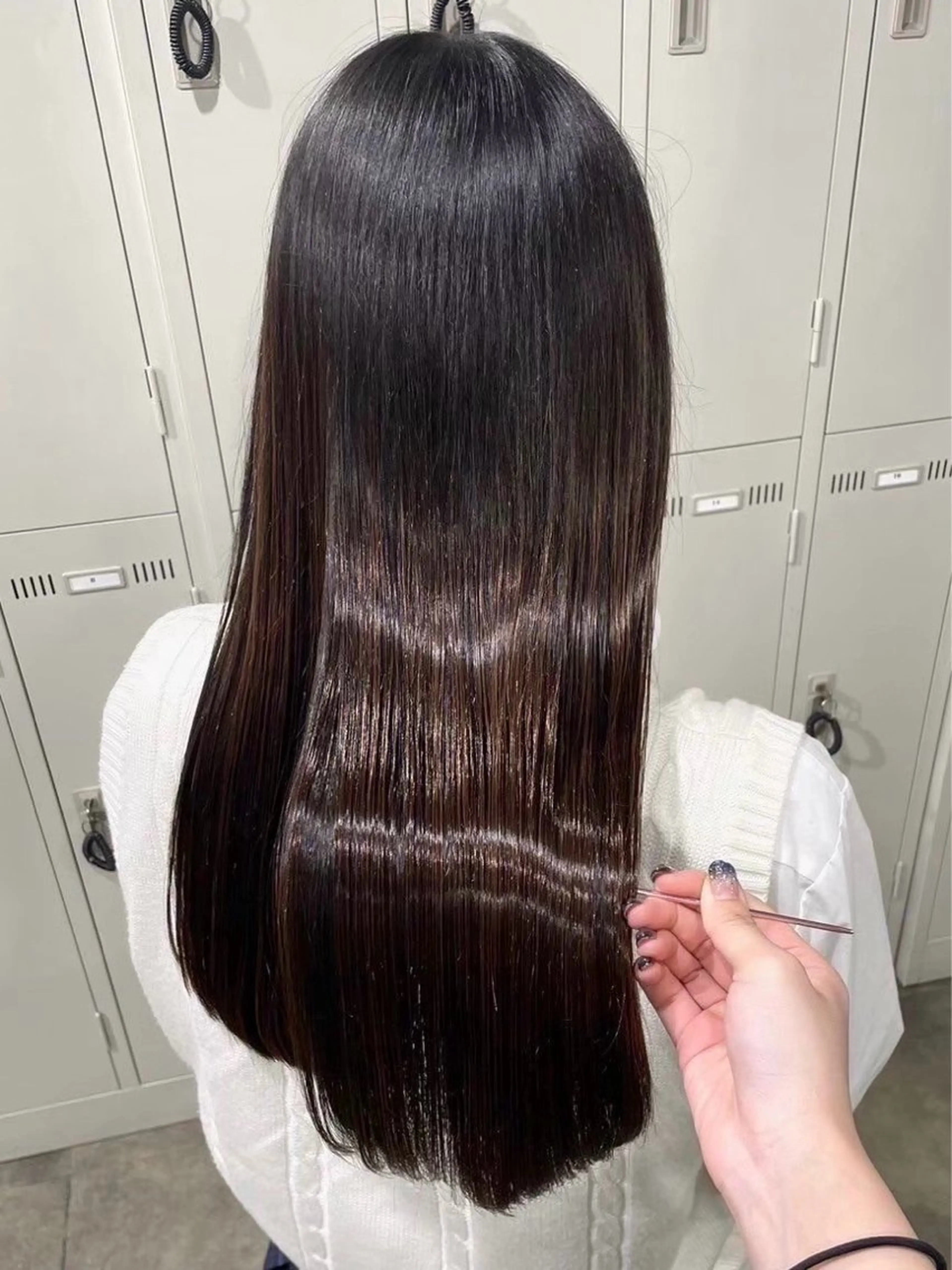 カラー 髪質改善 マティス 表参道(matiz)所属・透明感ワンカラー⭐️ ARISA🌺⭐️のヘアスタイル