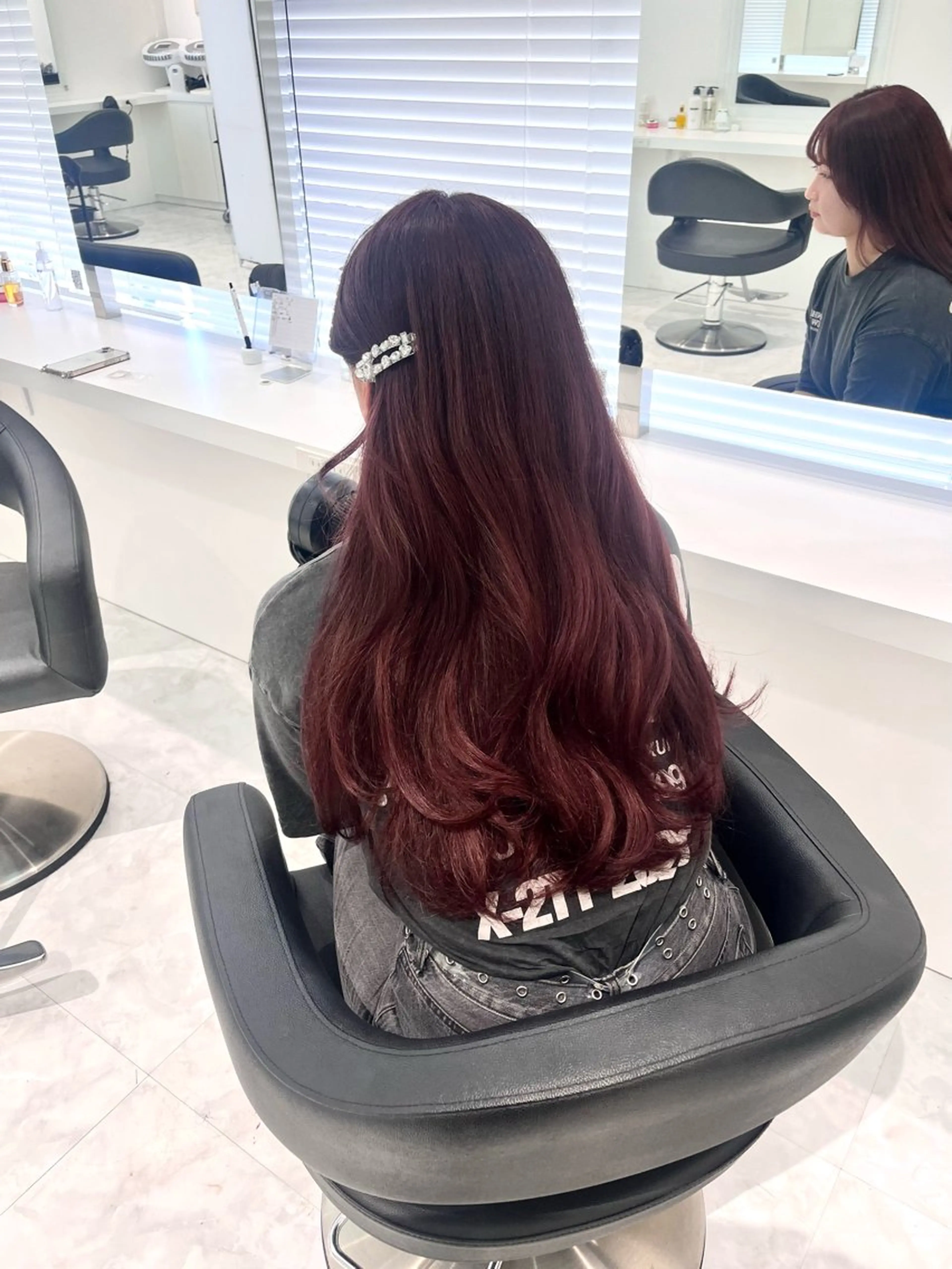 ロング カラー ヘアアレンジ レイヤー/艶ベージュ /🎀Saki🎀のヘアスタイル