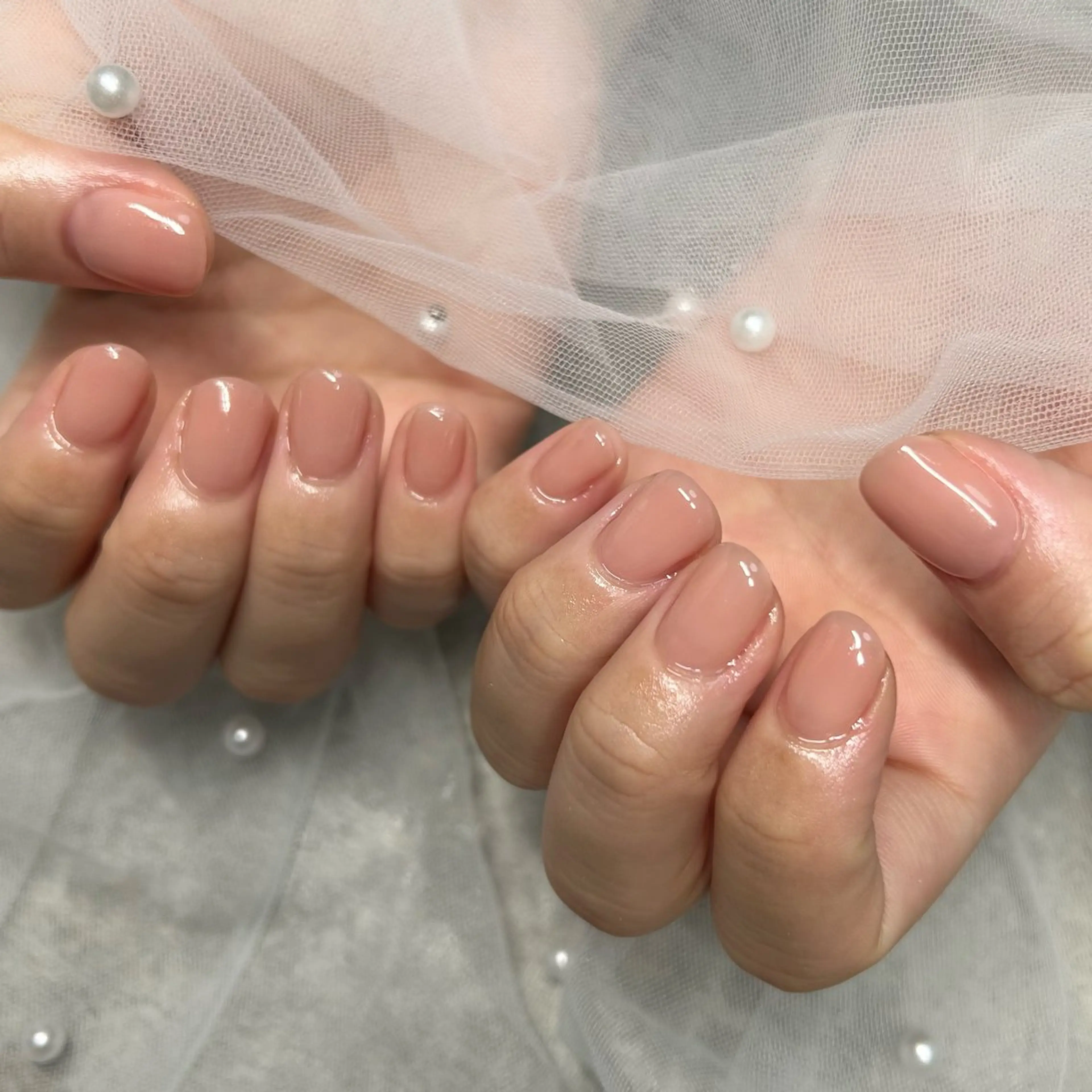 ネイル オフィスネイル シンプルネイル ハンドネイル ten nail salon　かえでのネイルデザイン