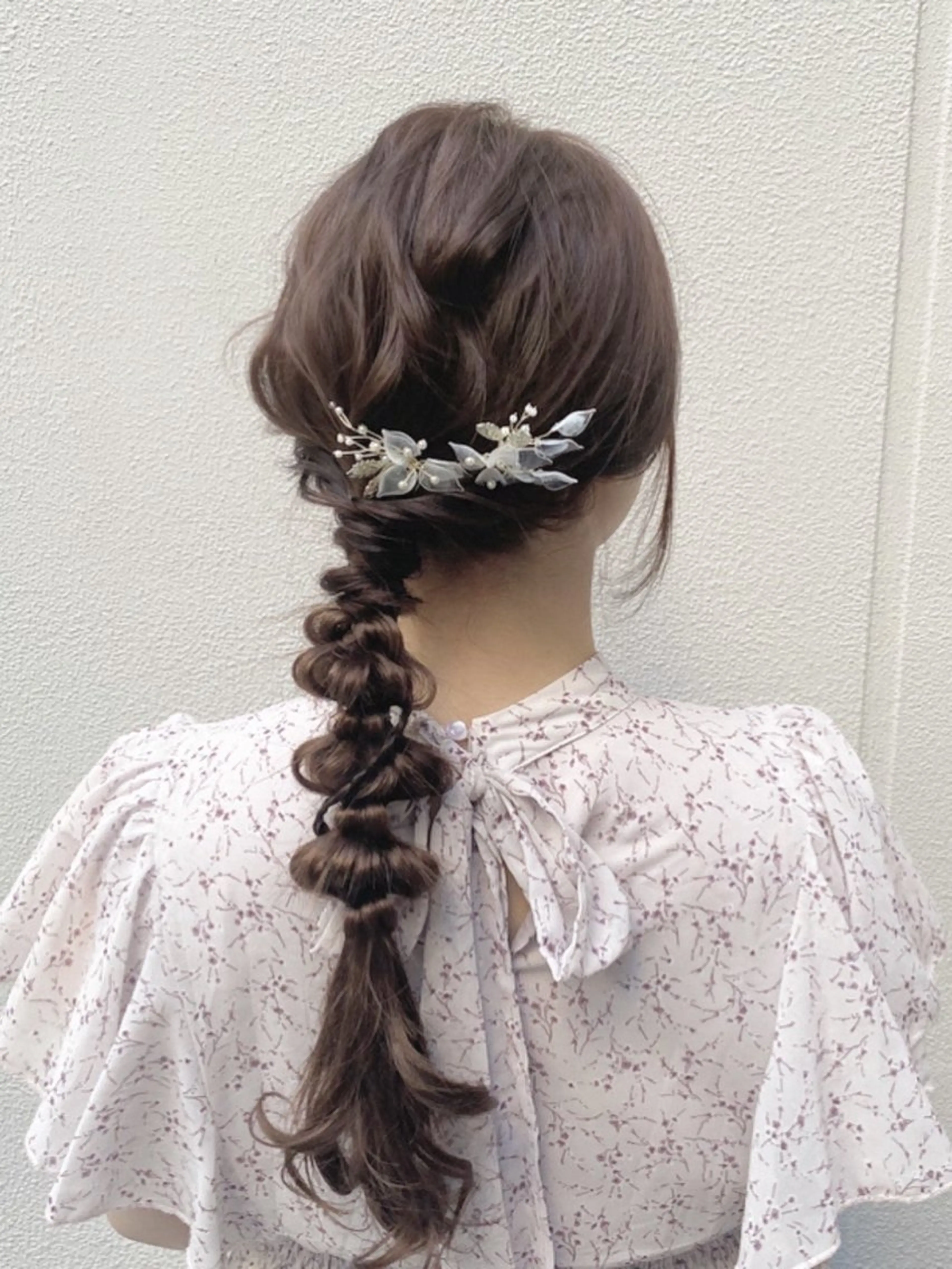 ヘアアレンジ 暖色カラー🍒ヘア セット🎀✨Ainaのヘアスタイル