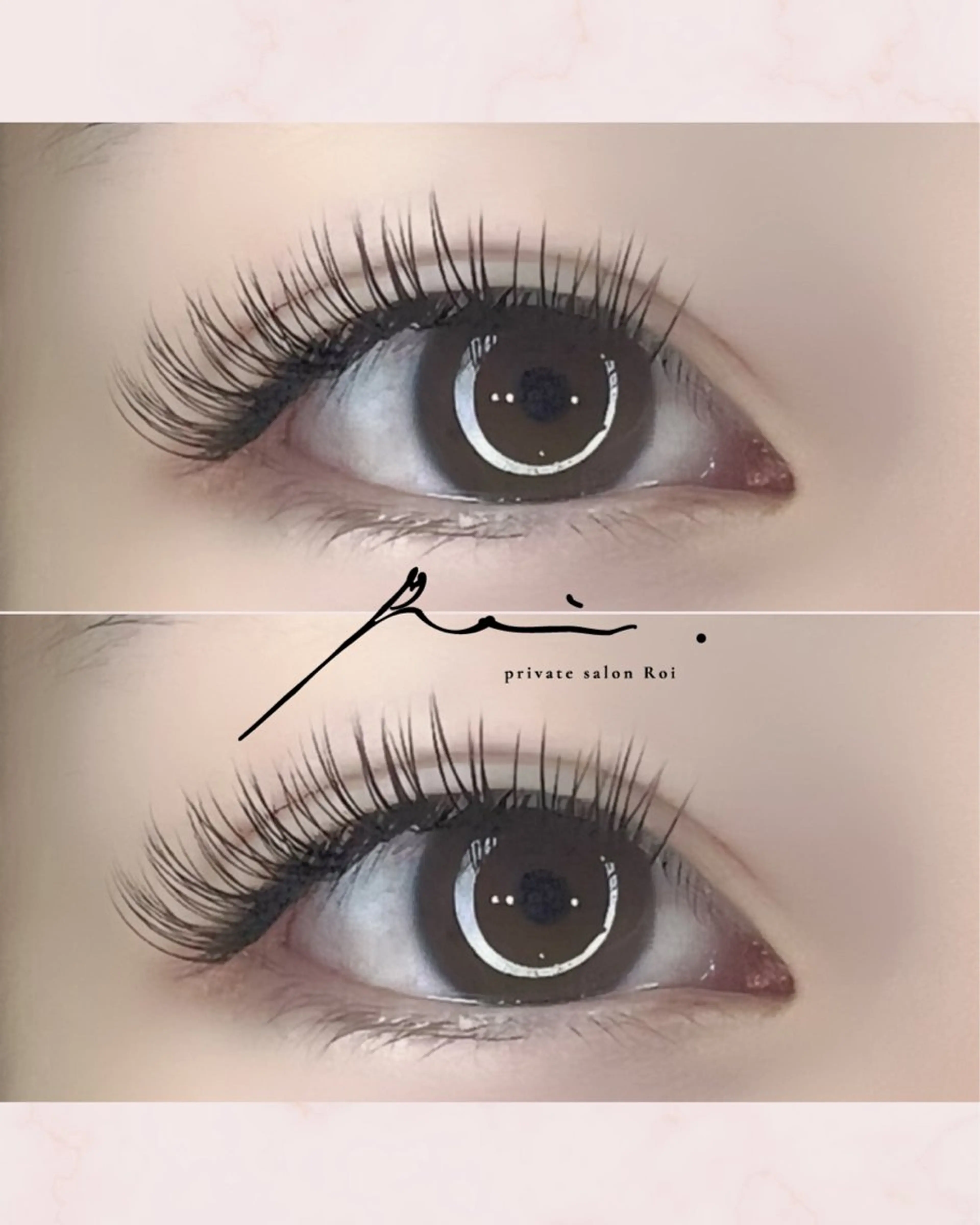 マツエク・マツパ Dカール フラットラッシュ 自宅サロン Roiのマツエク・マツパデザイン