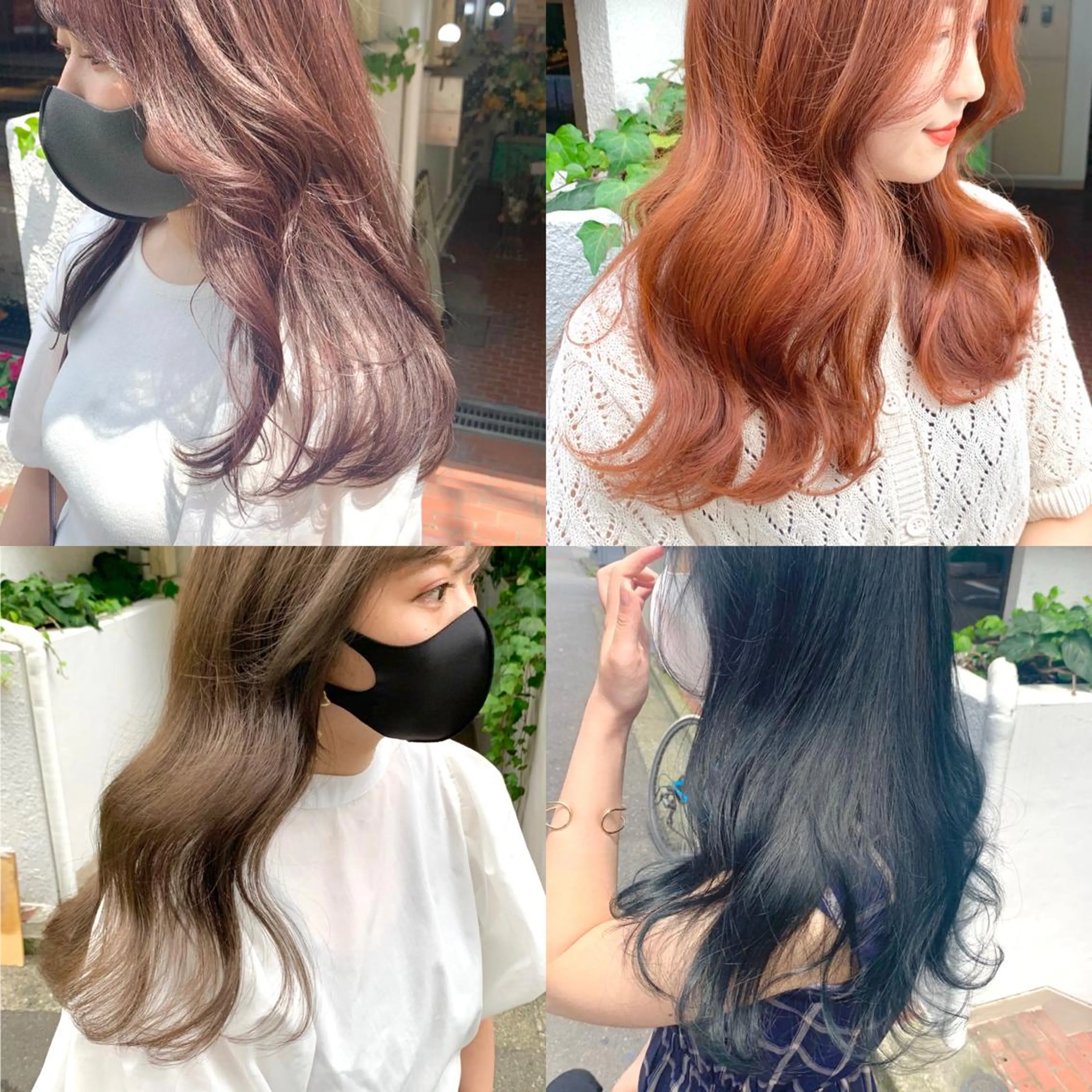 セミロング カラー ヘアアレンジ ヘアカラー トリートメント ヘアセット ニュアンスハイトーン 🌙サイダサキのヘアスタイル