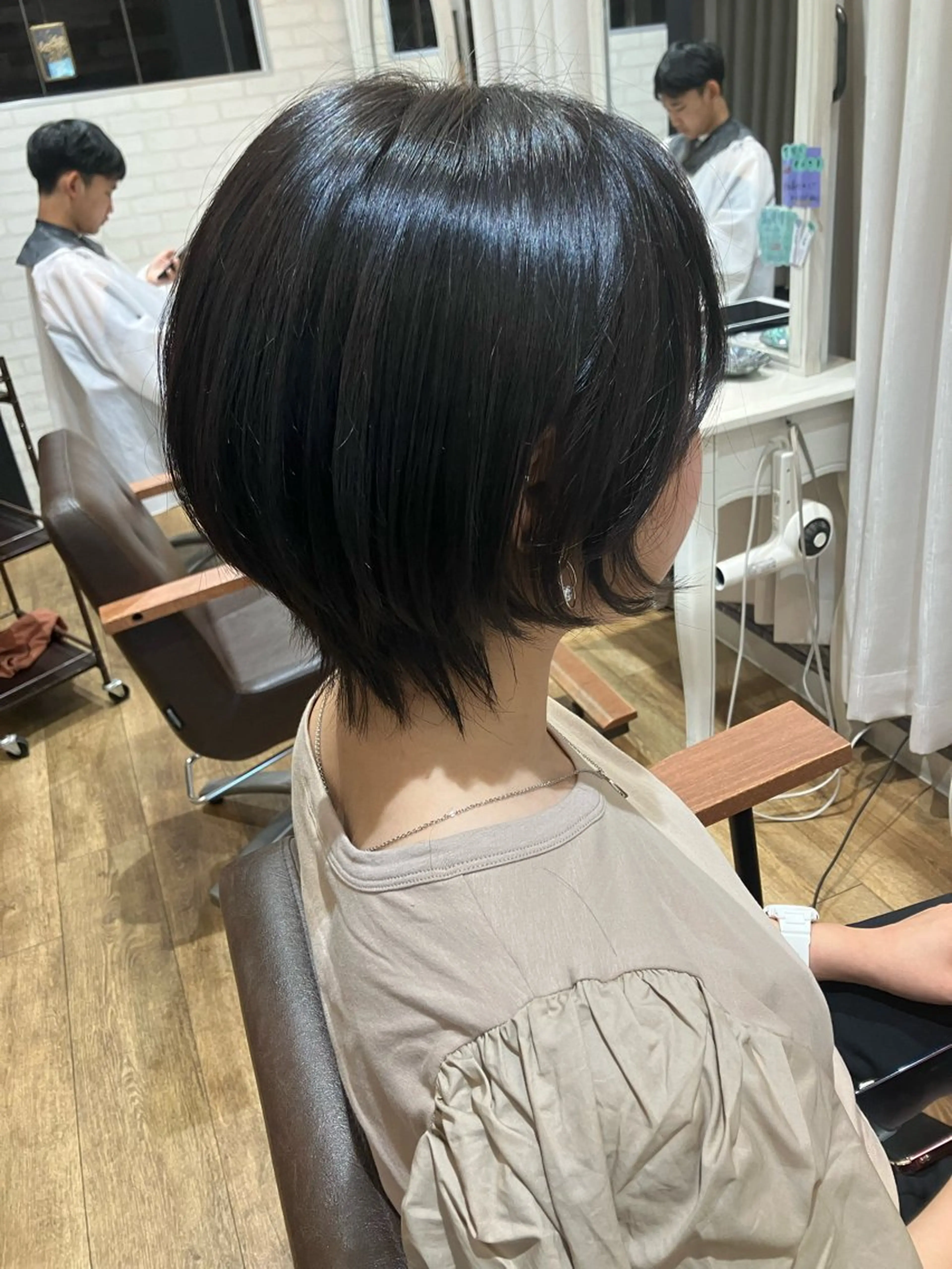 ショート ショートヘア ウルフカット えばら まい/attraのヘアスタイル