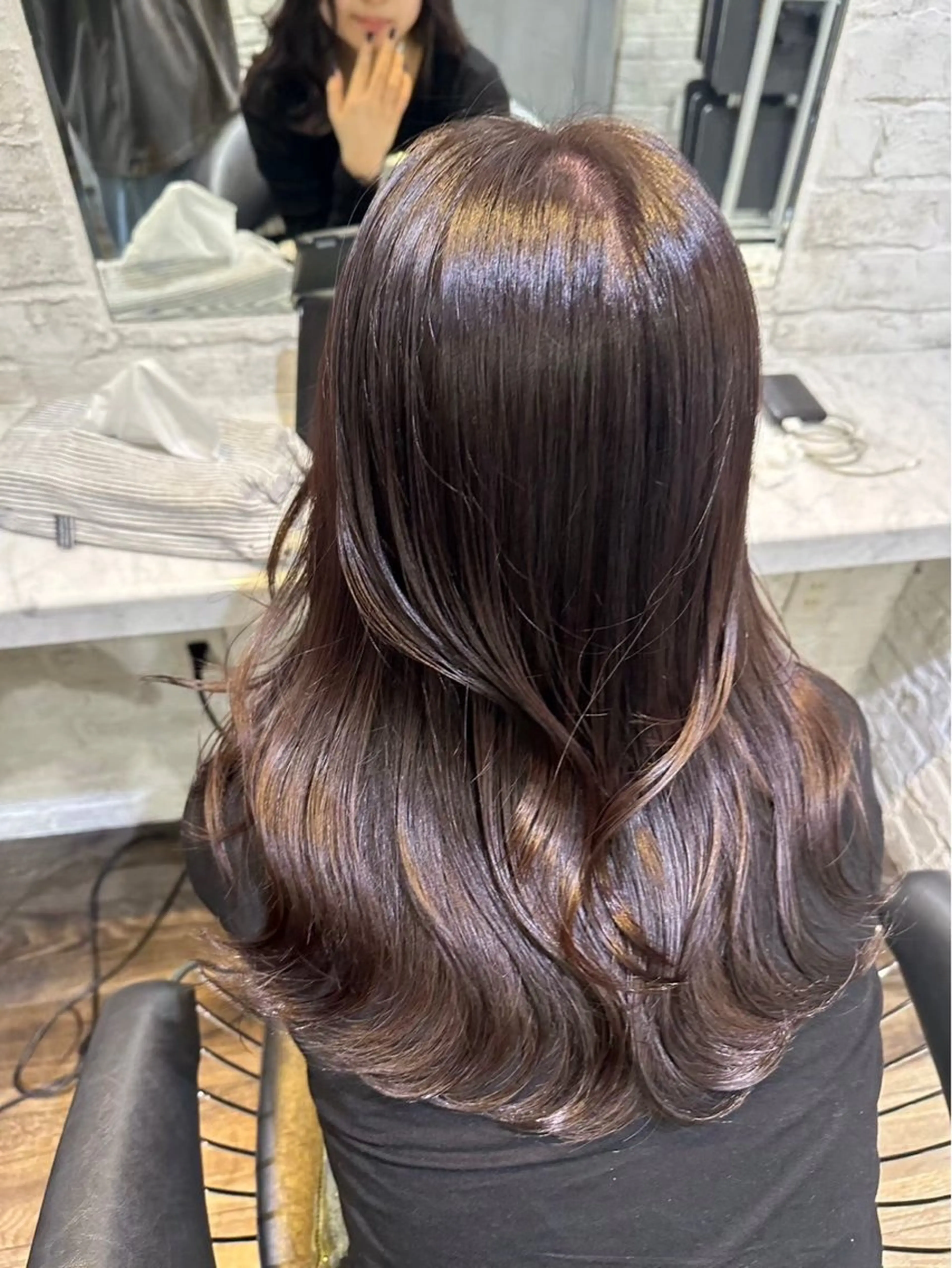 ロング カラー Mauve 世田谷 きたじまのヘアスタイル