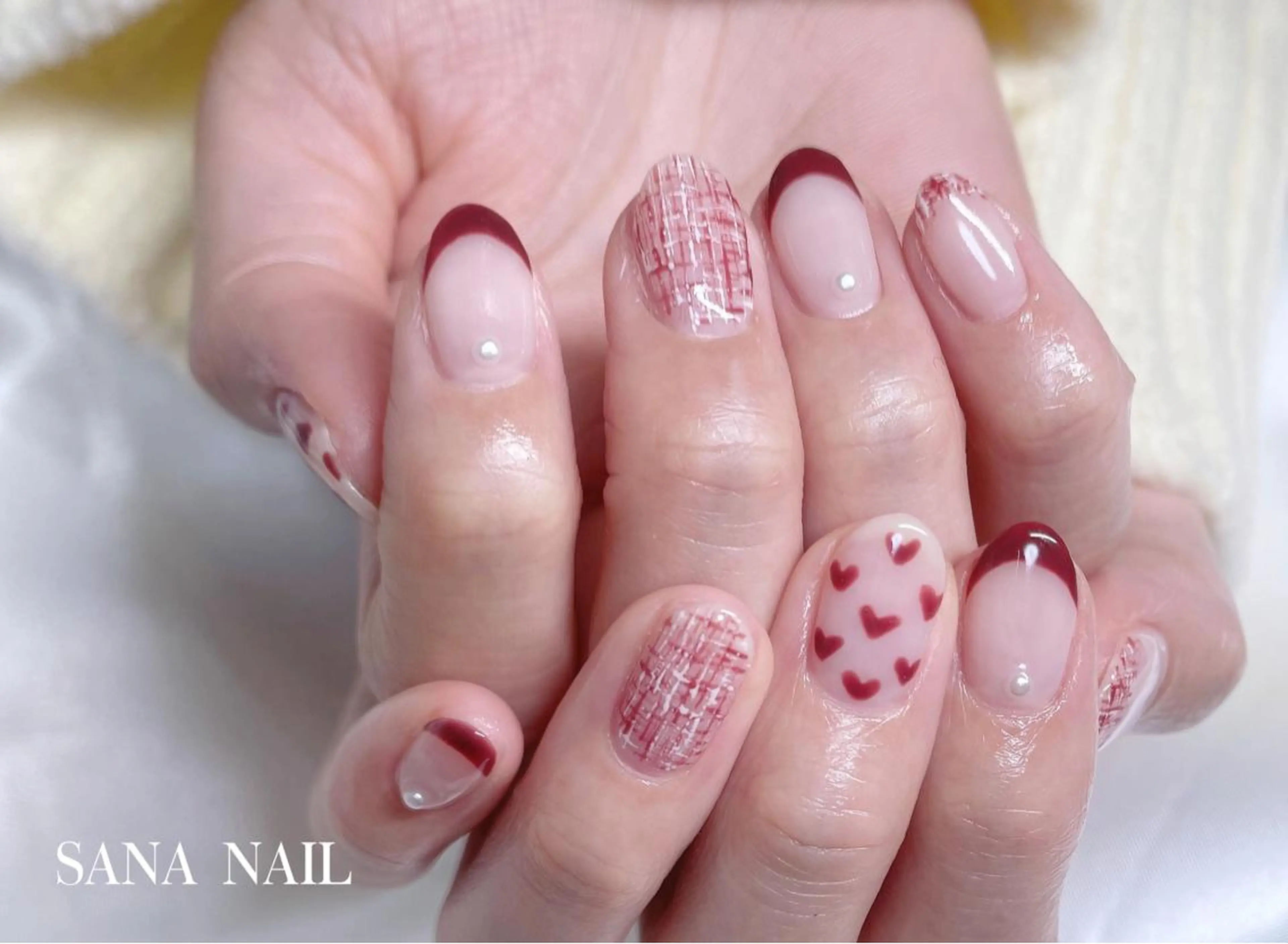 ネイル 持ち込み ハンドネイル nailsalon SANANAILのネイルデザイン