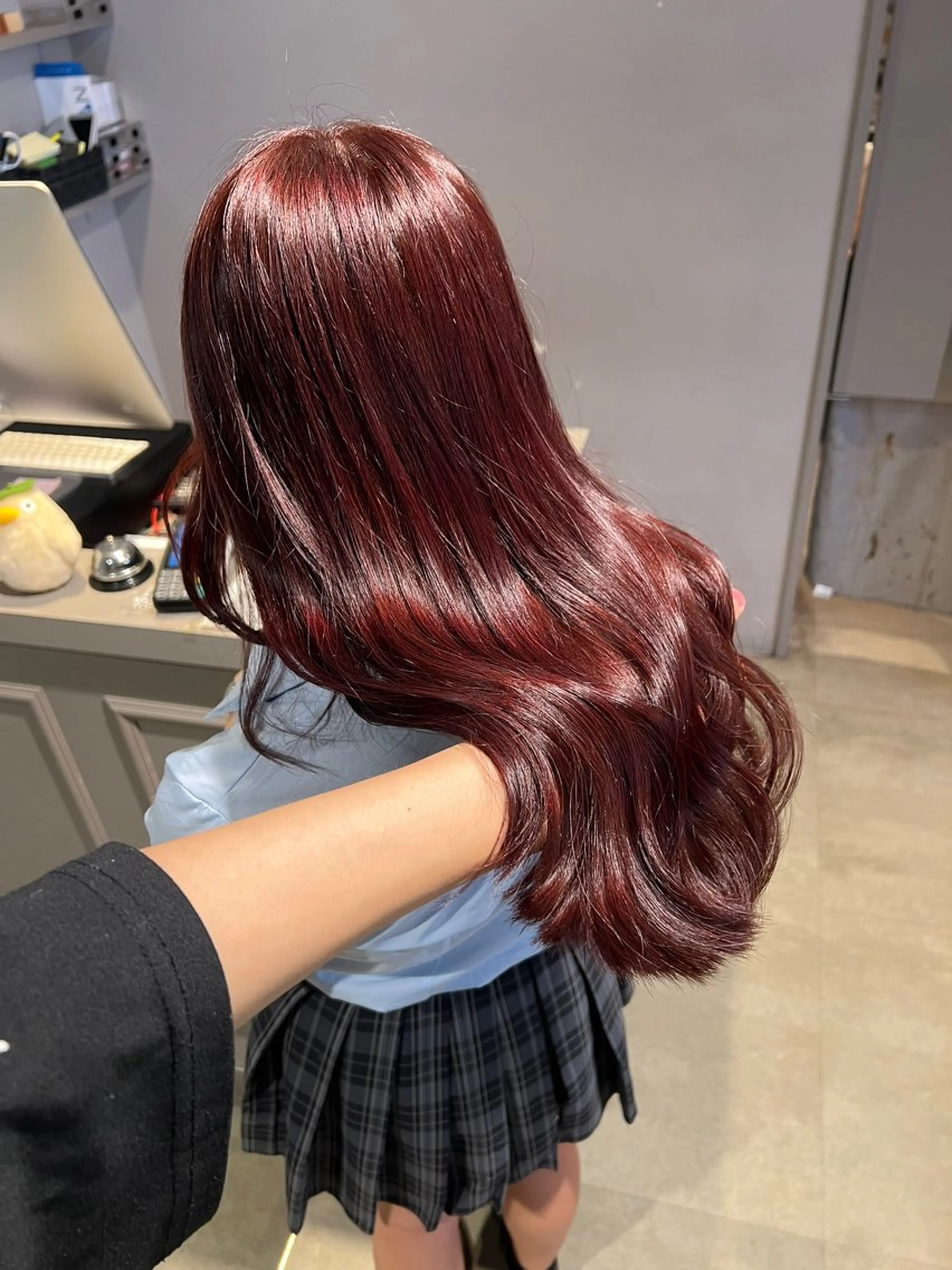 カラー パーマ ヘアアレンジ メンズ 🤍レイヤーカット/ ベージュヘア🤍のヘアスタイル