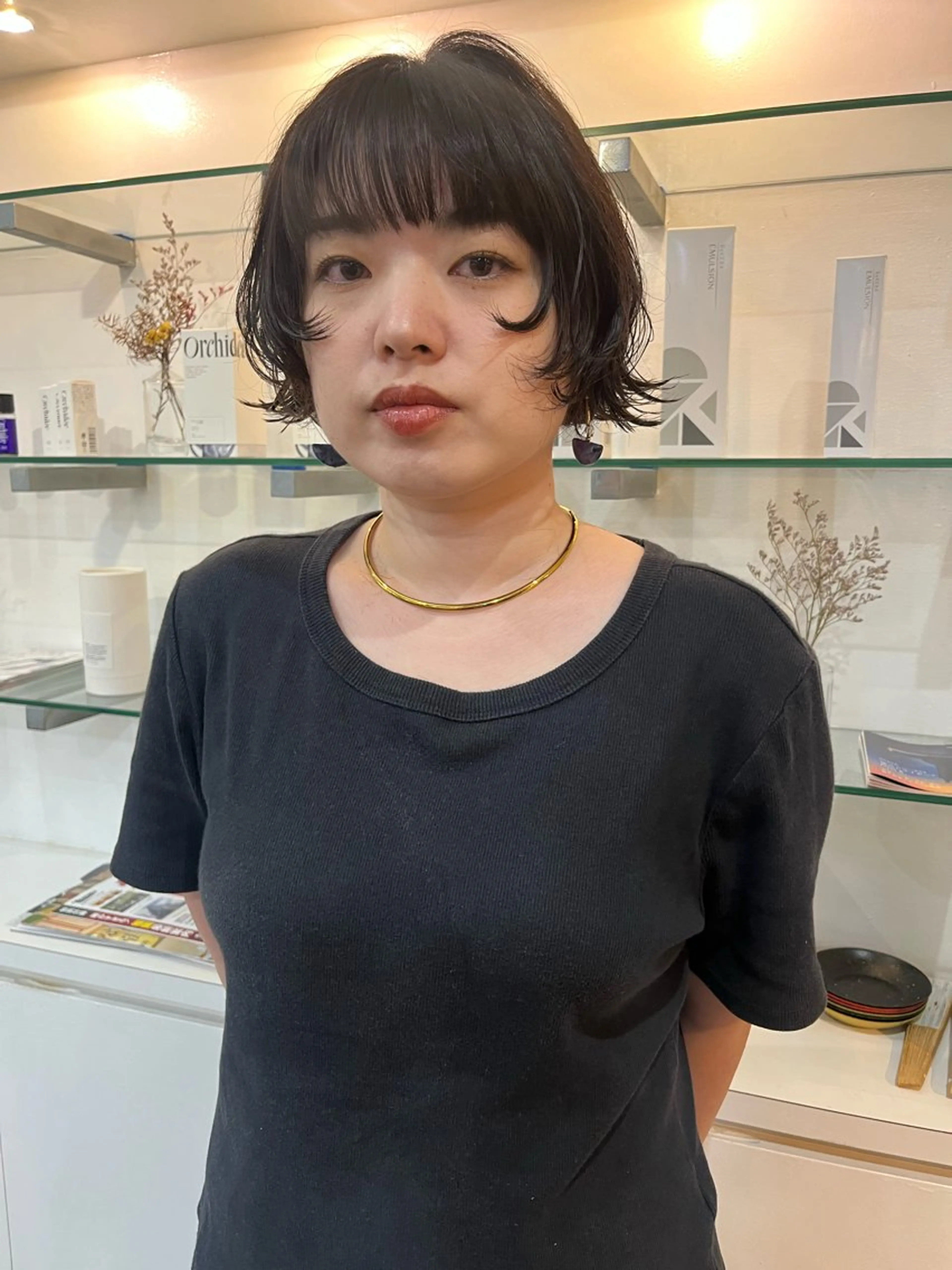 ショート くせ毛 カット パーマ heir studio Baretta所属・山本 銀次郎のヘアスタイル