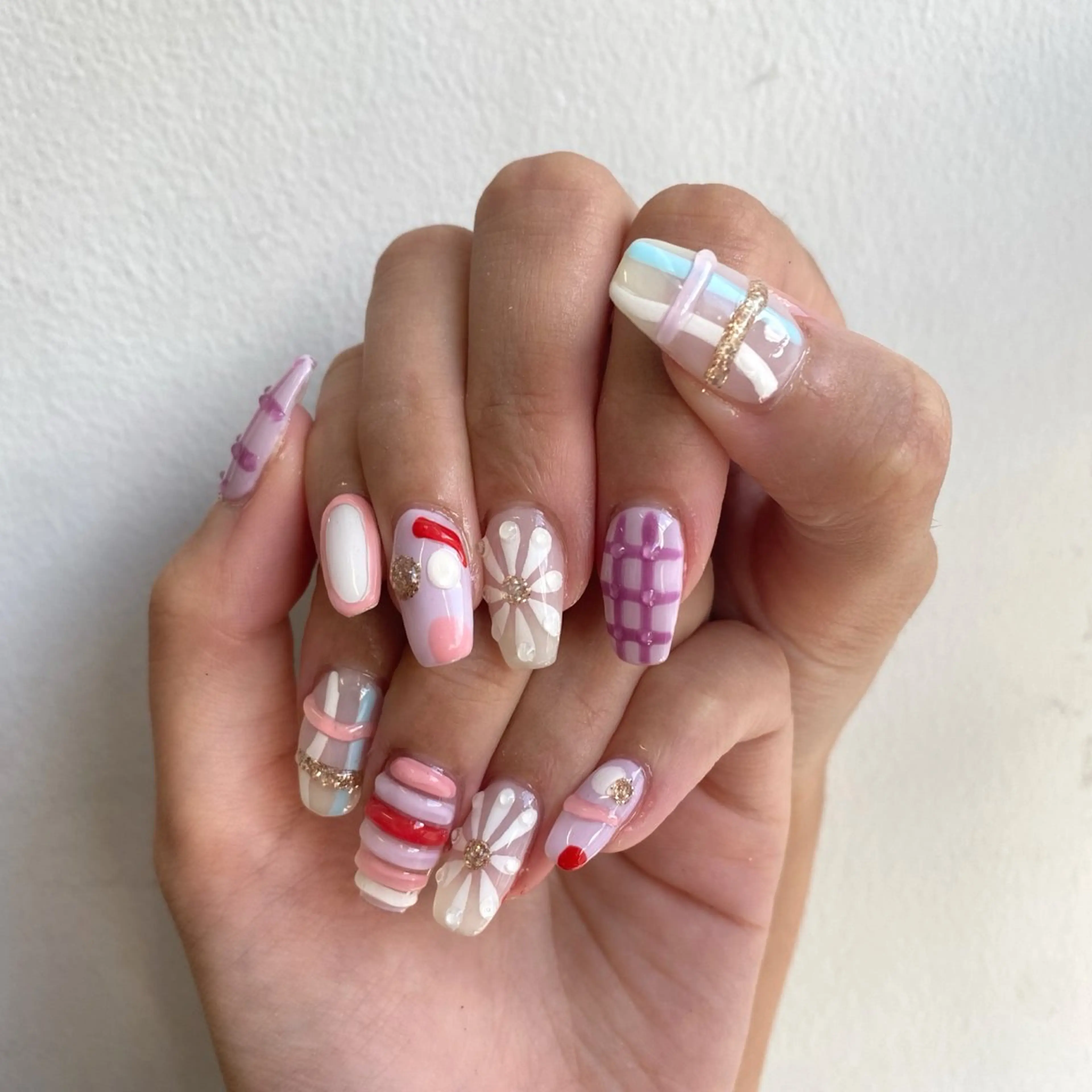 ネイル フラワーネイル ハンドネイル Nails VINATIのネイルデザイン