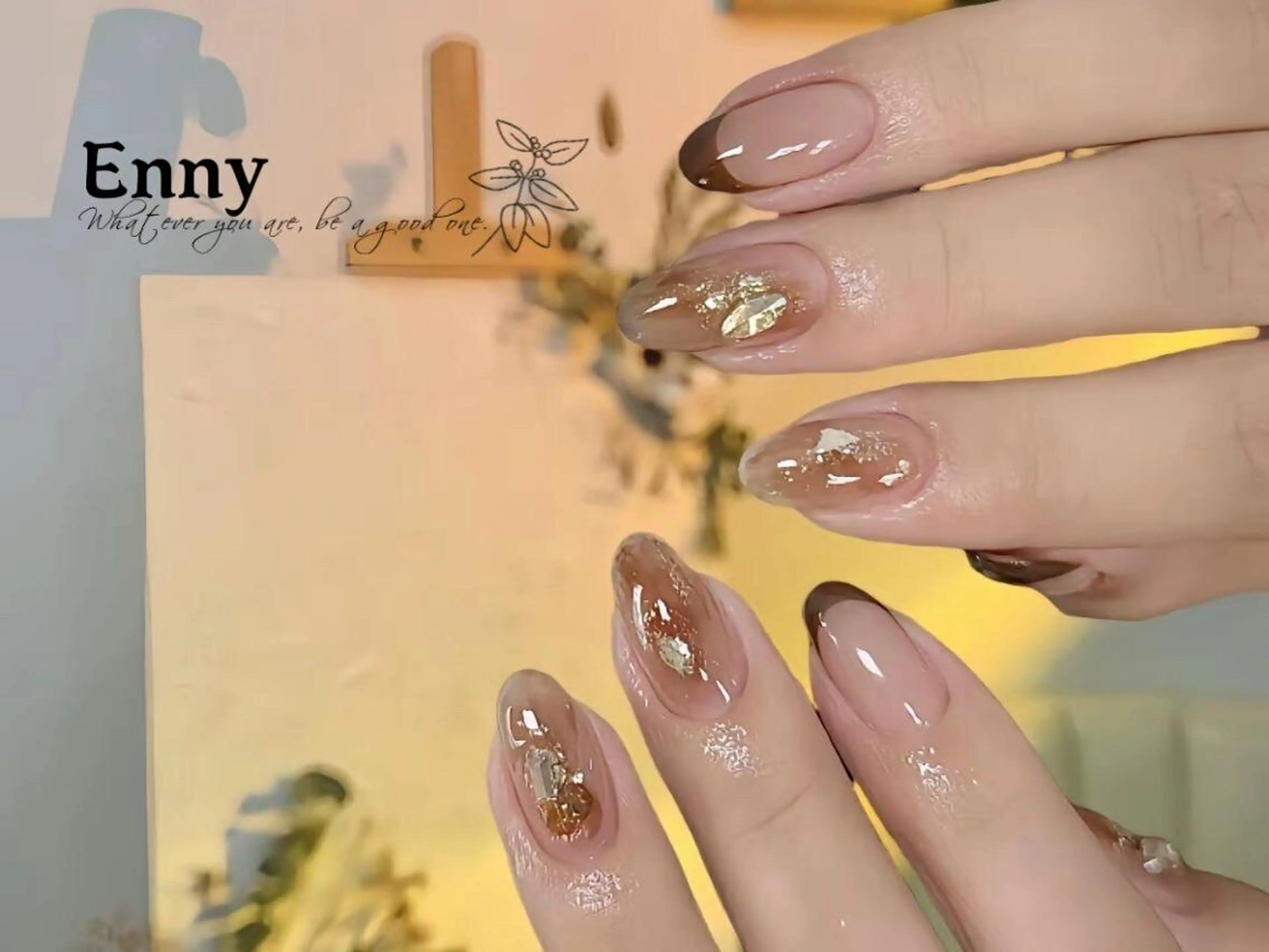 ネイル チークネイル 長さ出し フラッシュネイル フットネイル フレンチネイル Nailsalon Ennyのネイルデザイン