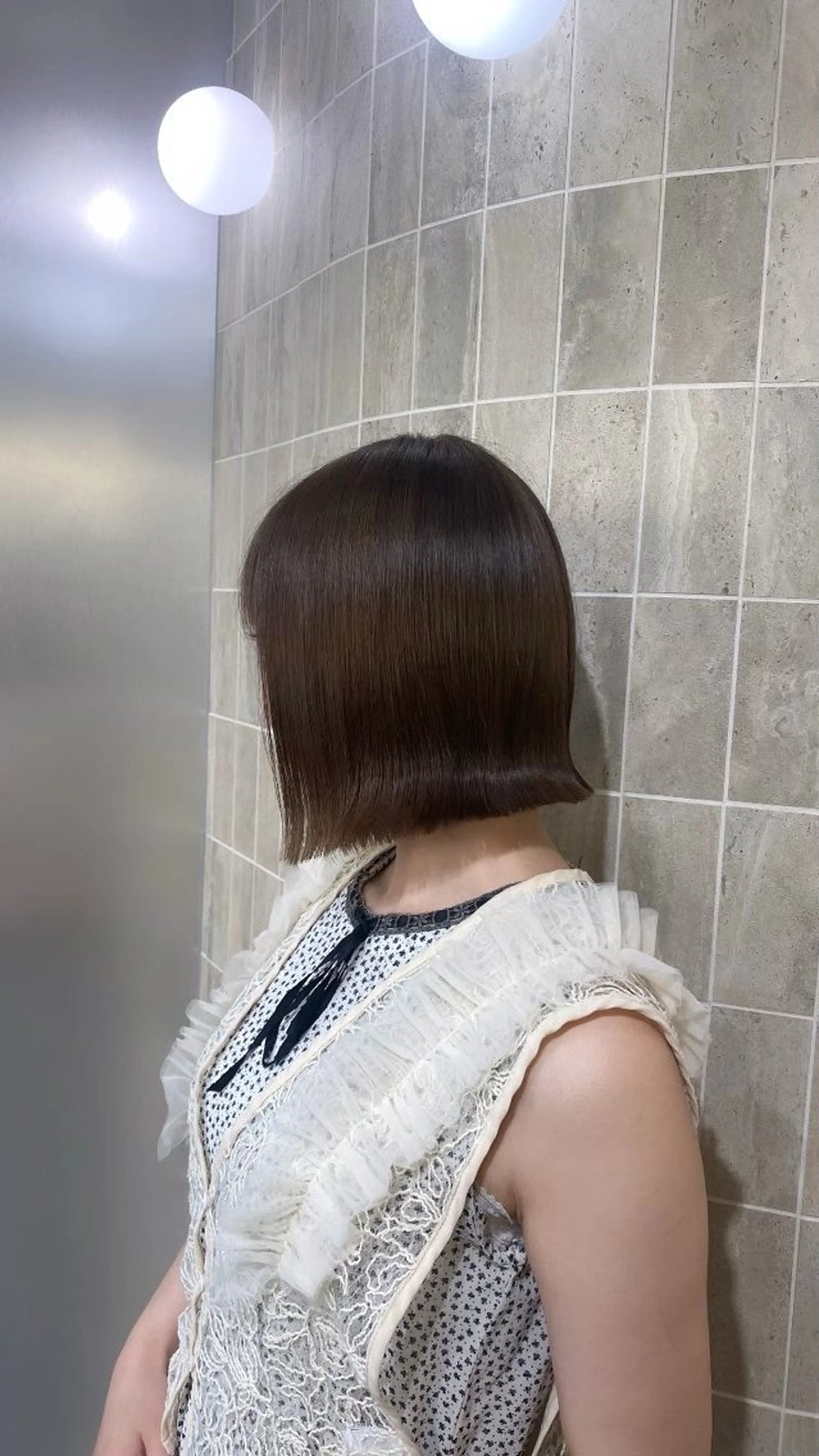 ショート ワンレンボブ ボブ 髪質改善はお任せ！ 城内譲のヘアスタイル