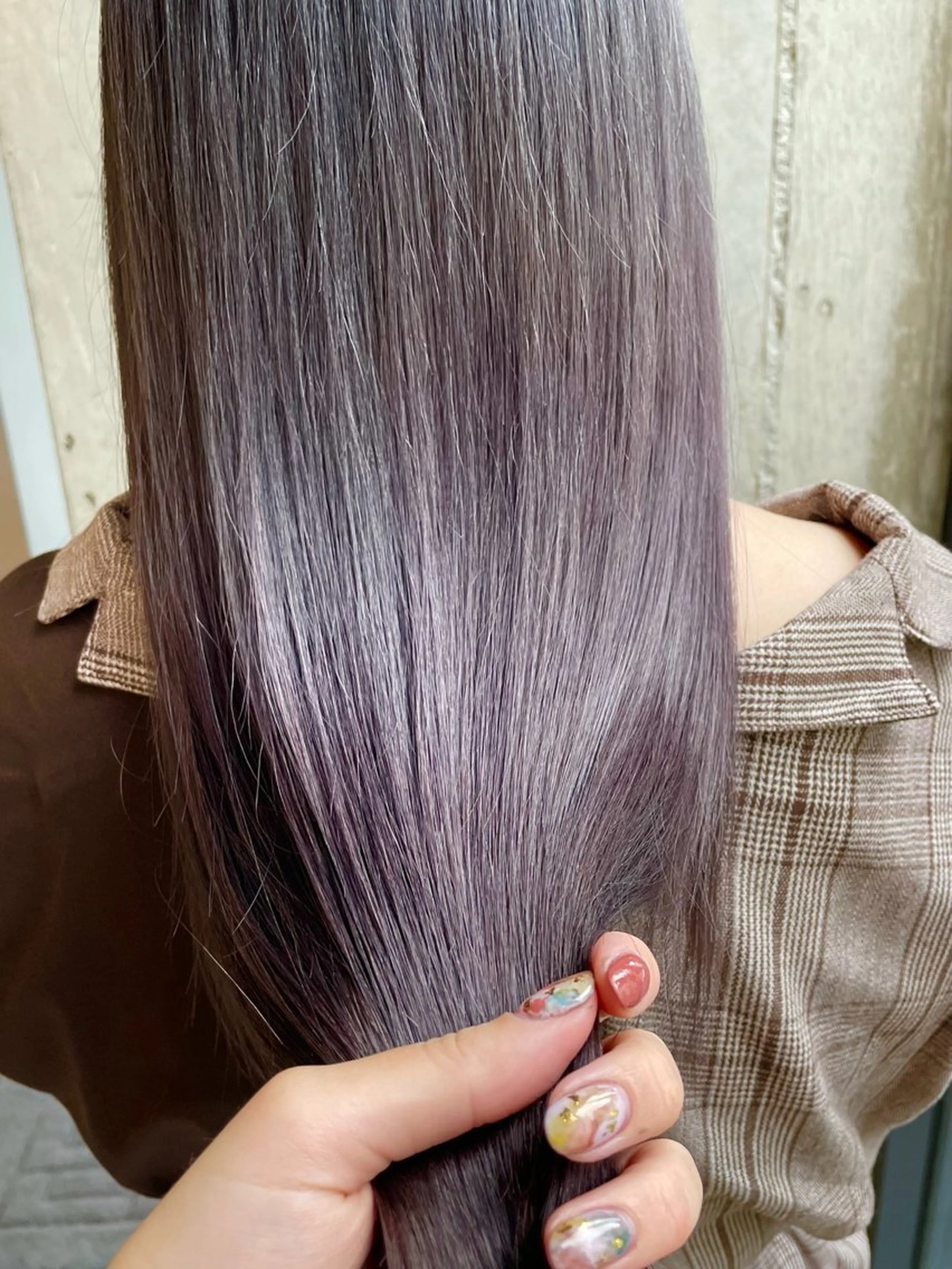 ロング カラー ラベンダーカラー 【azure横浜】 🧸misaki🌸のヘアスタイル