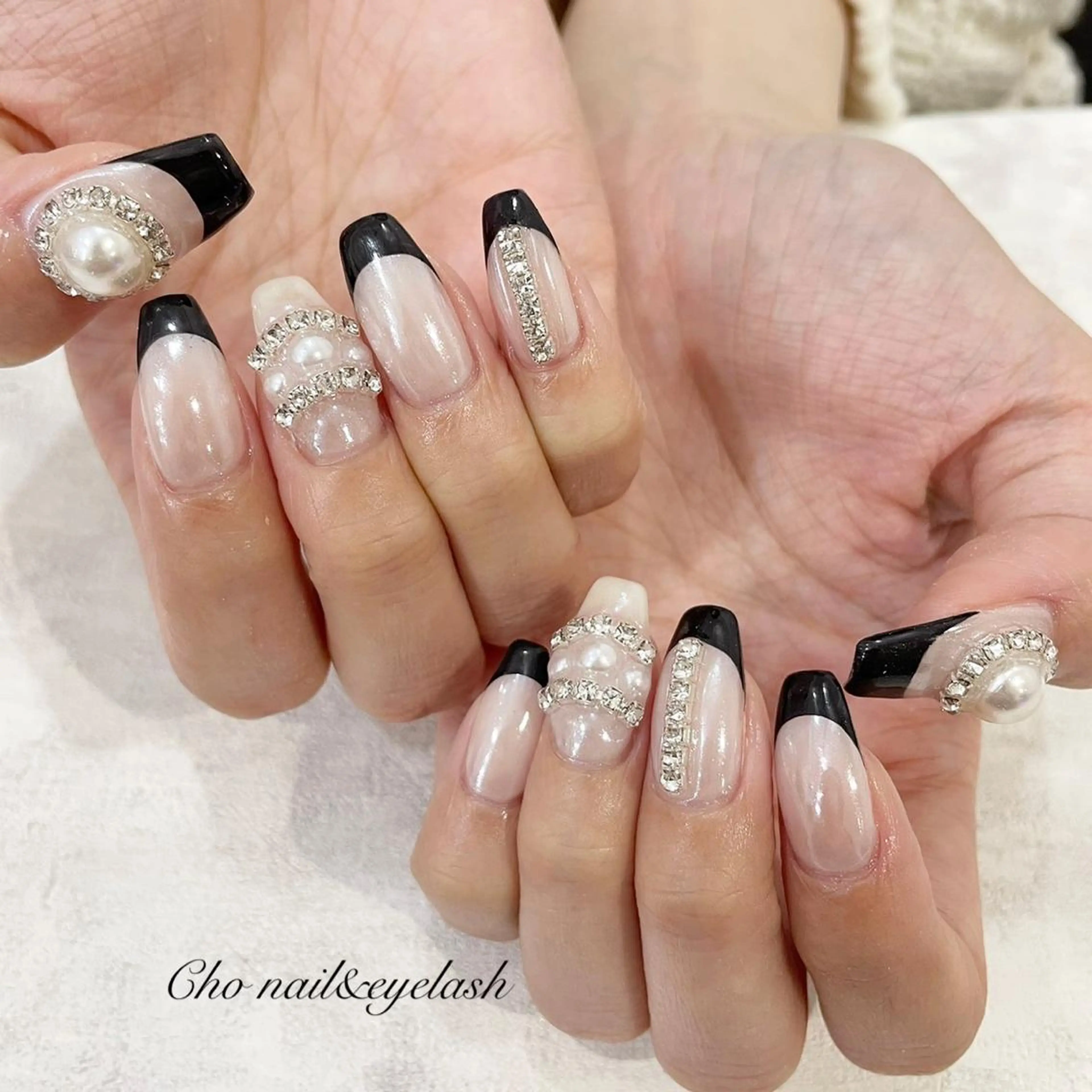 セミロング ネイル cho nailのネイルデザイン