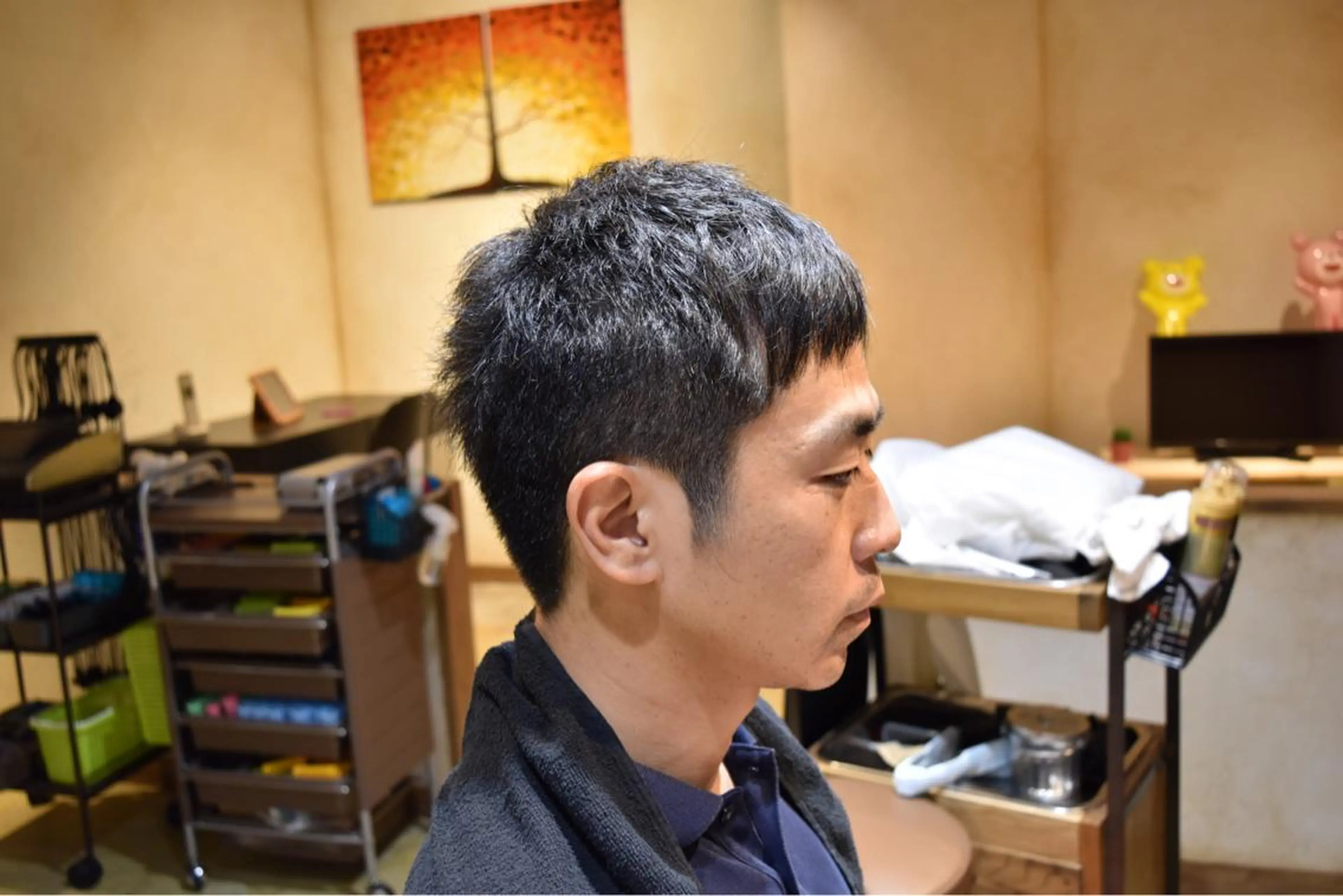 メンズ HAIR  DESIGN ATELER MIU所属・KAWABATA NORIEのヘアスタイル