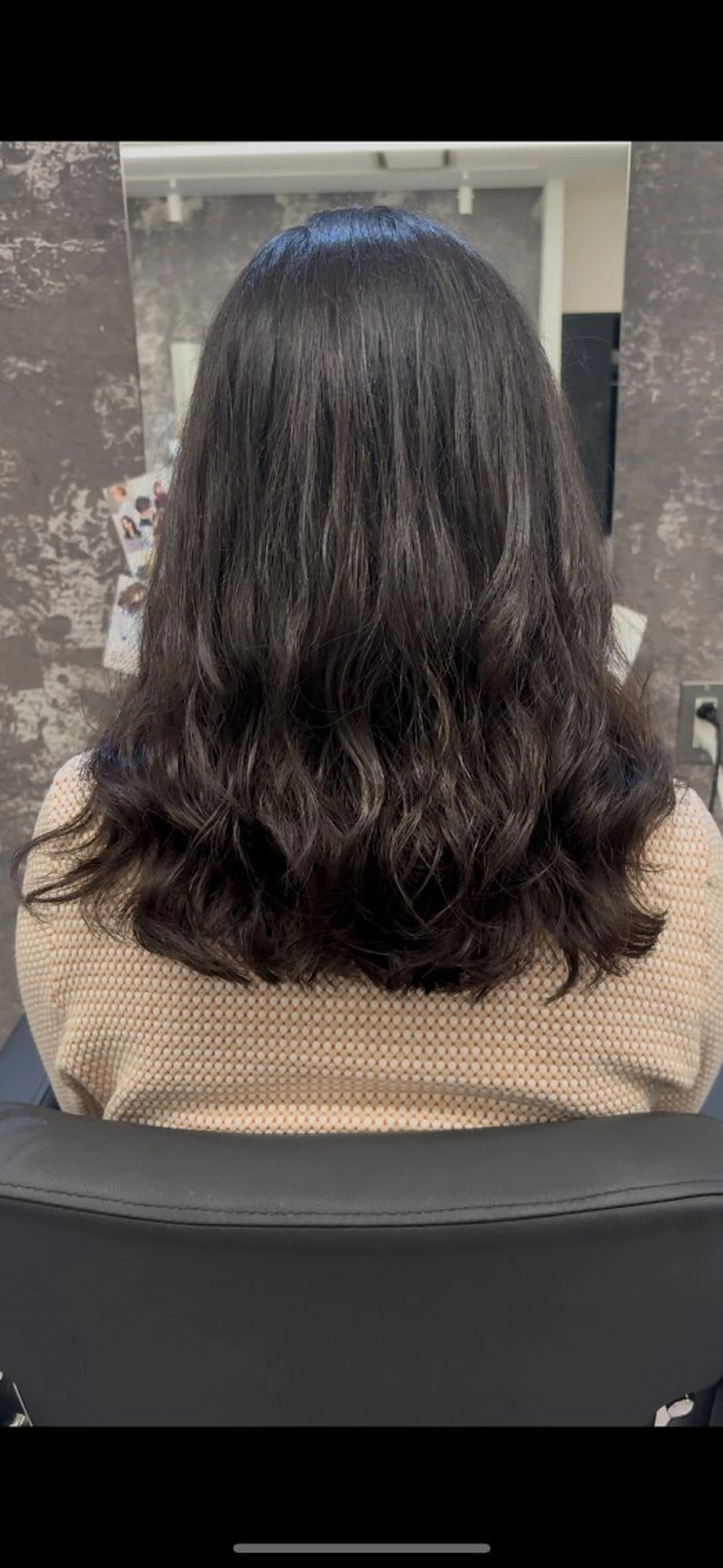 セミロング セミロングパーマ カット パーマ レイヤーカット🫧艶 カラー/LILICAのヘアスタイル