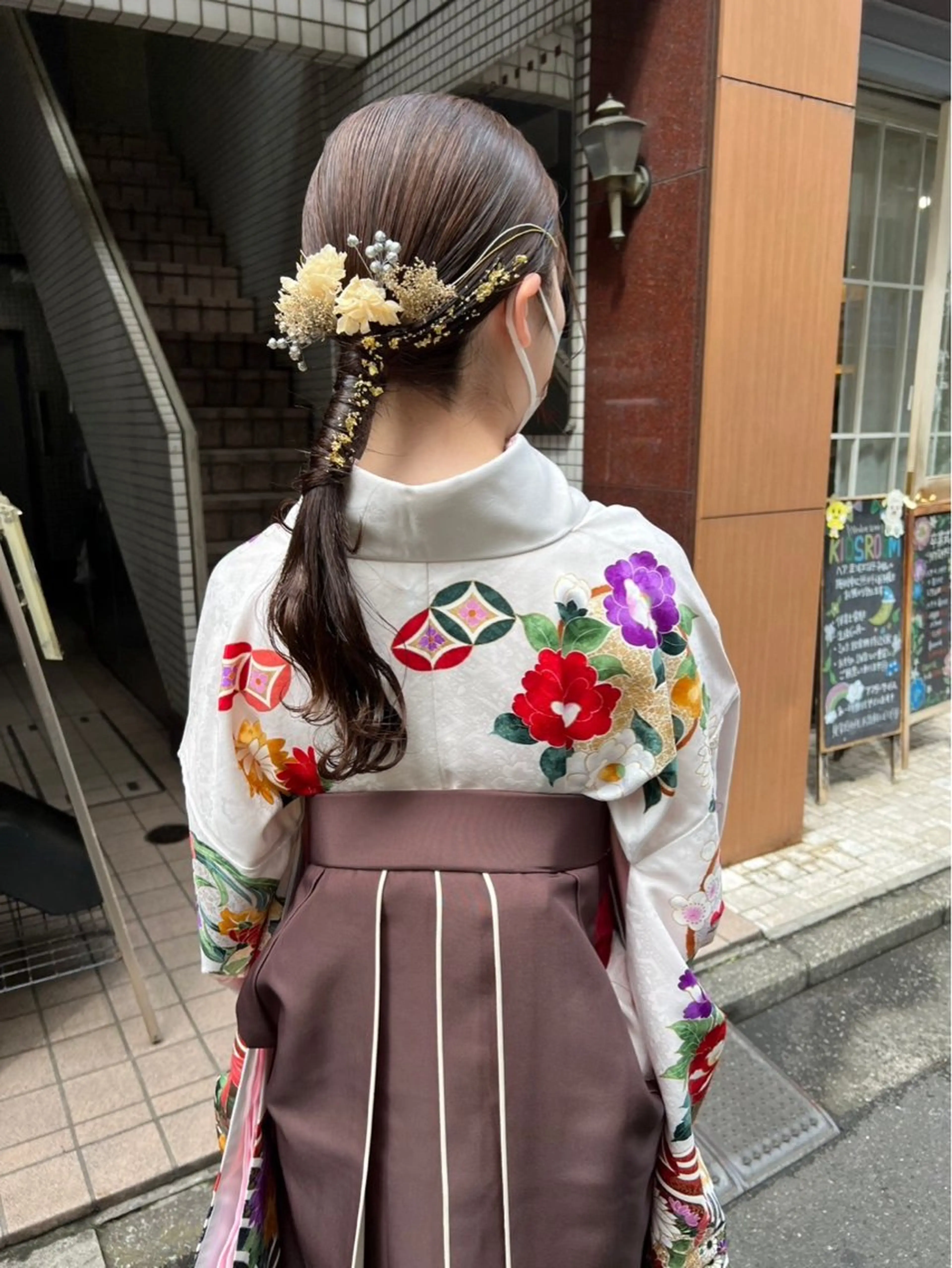 ヘアアレンジ 🩶横浜美容室 透明感カラー✝️るみのヘアスタイル