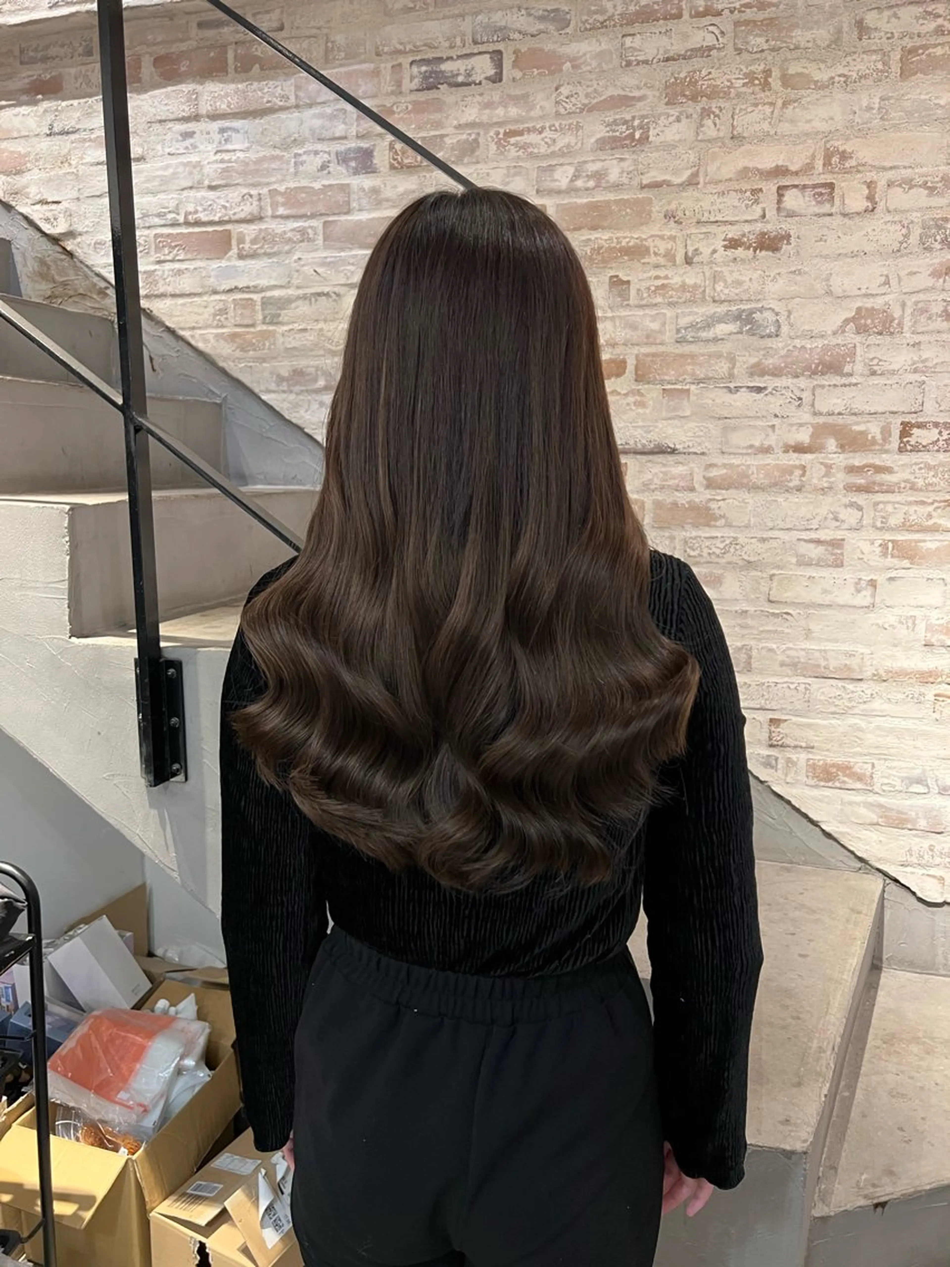 ロング カット ヘアカラー トリートメント PARIS hair salon所属・秋葉原　柏木絢汰 ✨当日予約okのヘアスタイル