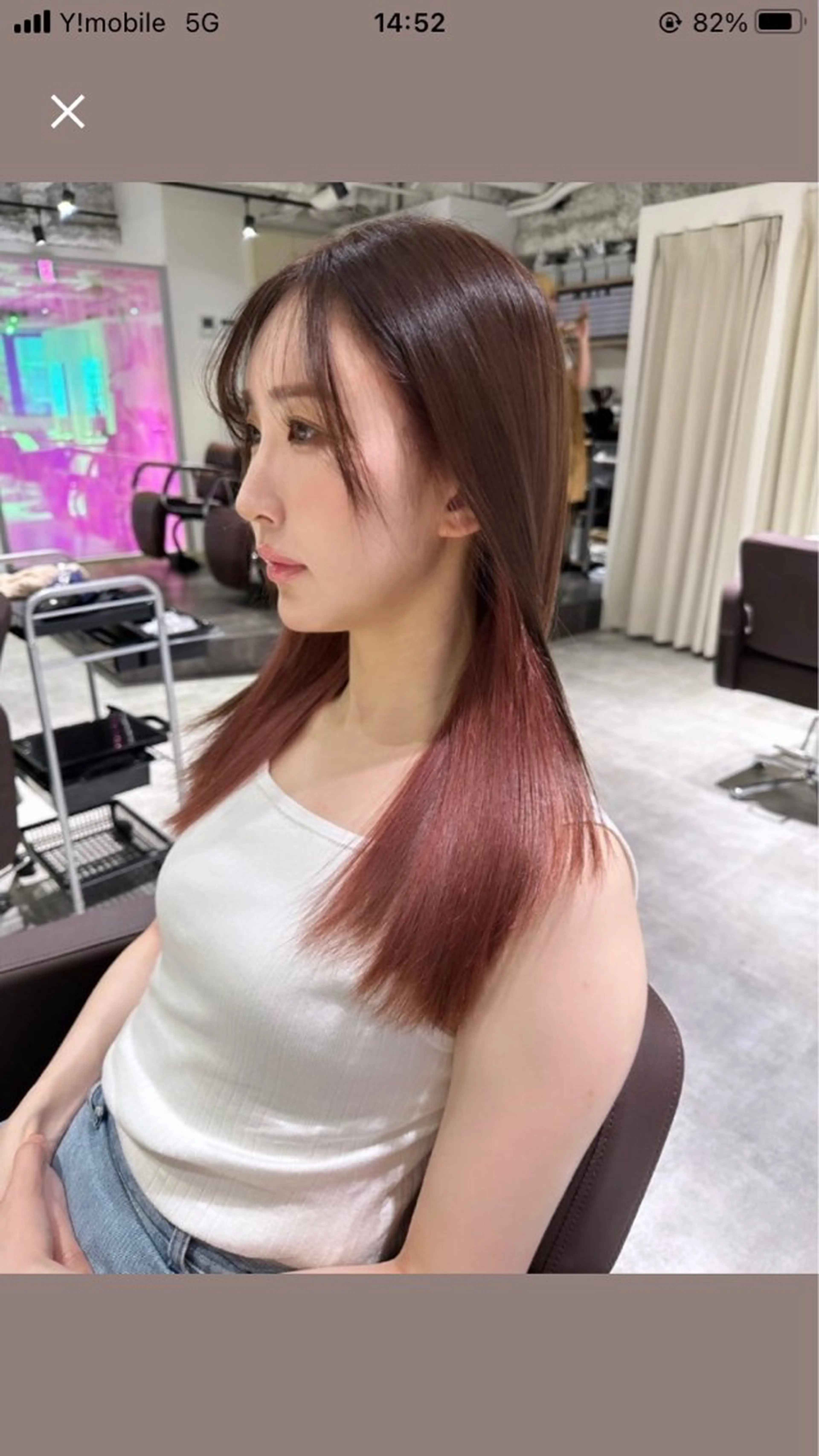 ショート カラー ヘアアレンジ ブリーチ ケアブリーチ ダブルカラー イヤリングカラー ハイトーンカラー ヘアカラー トリートメント 心斎橋ダブルカラー ボブ/レイヤーのヘアスタイル