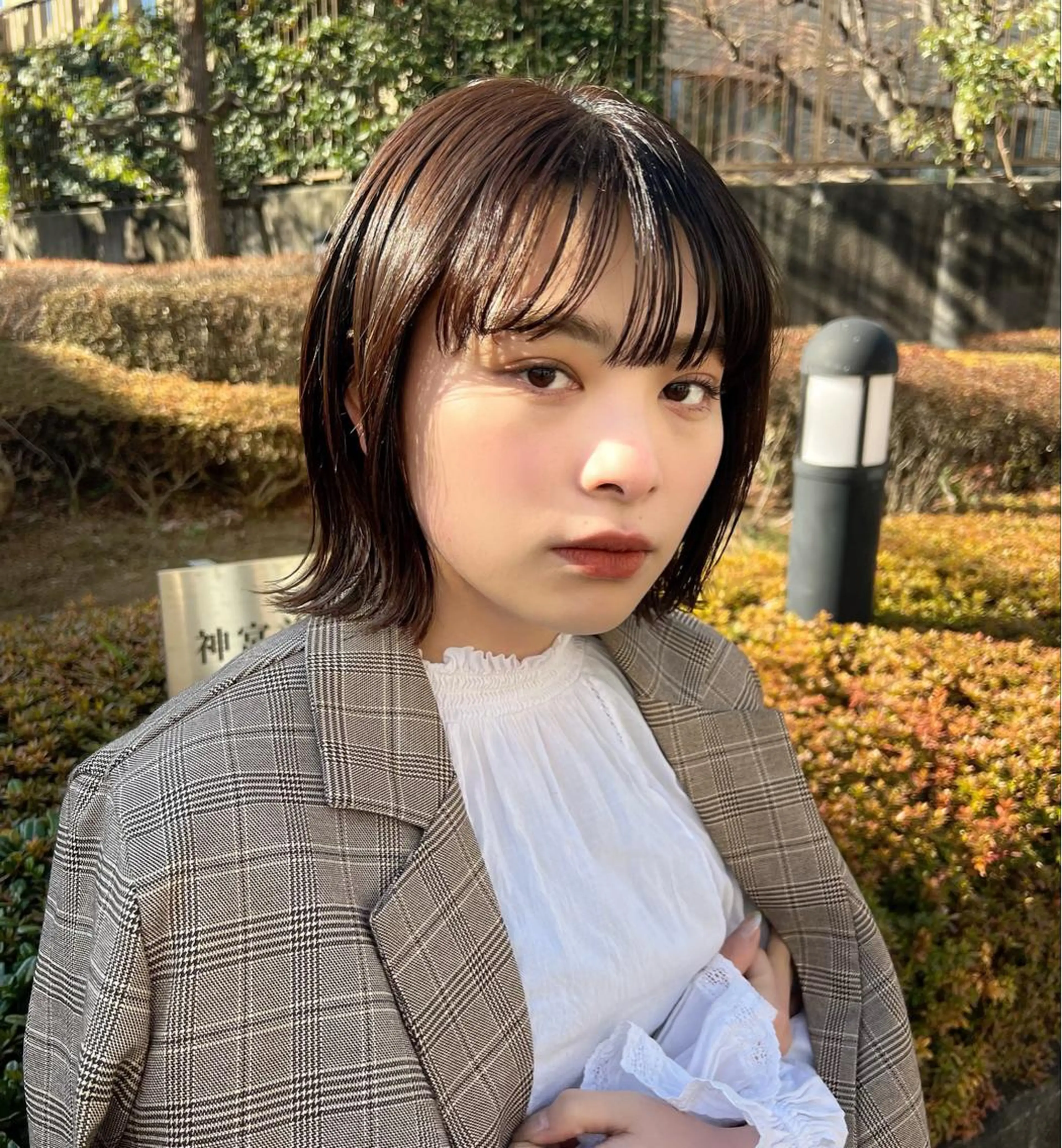 ミディアム 🎧パーソナルケア/ 透明感カラー/ミユのヘアスタイル