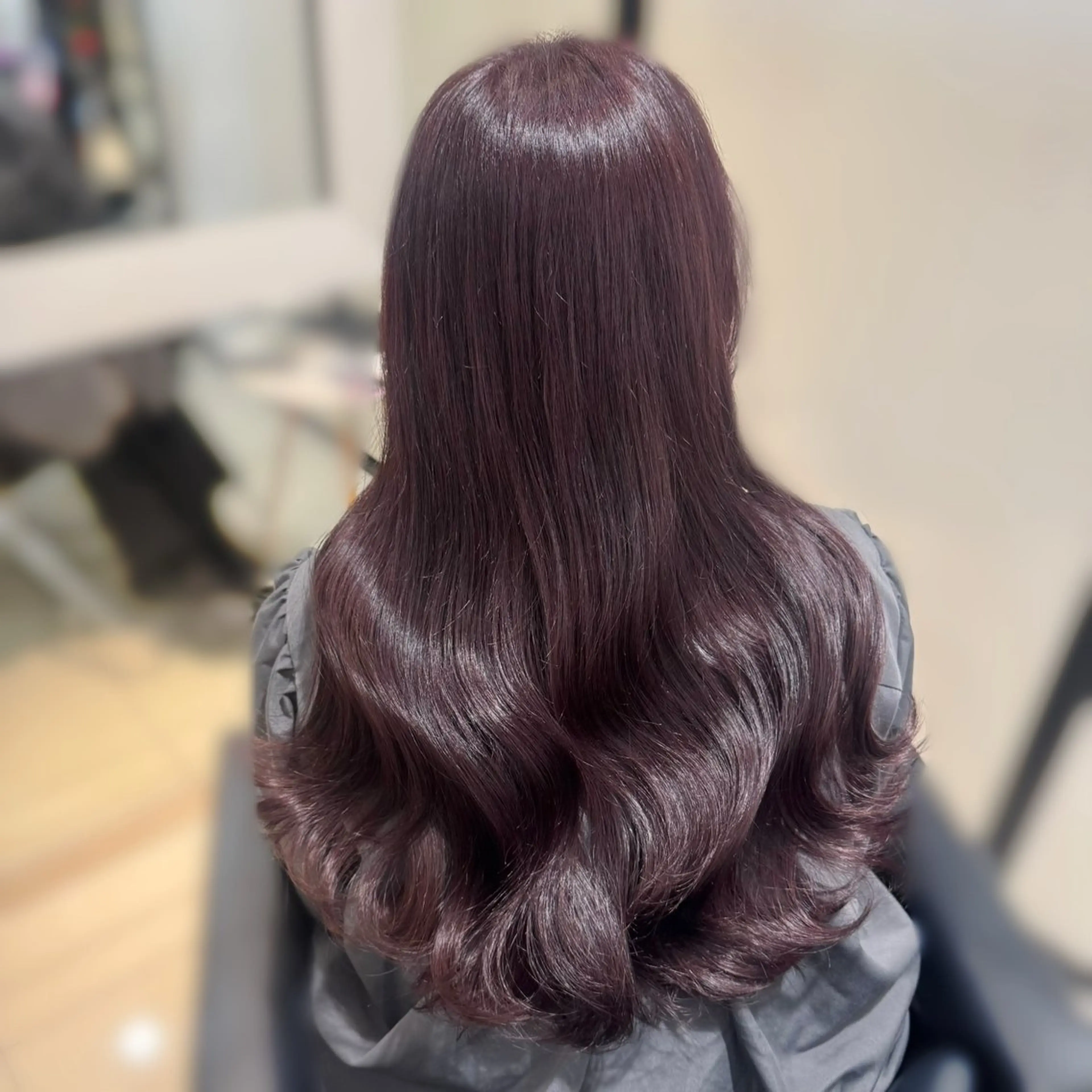 ロング カラー カット ヘアカラー トリートメント kana ブリーチなしカラー✨のヘアスタイル