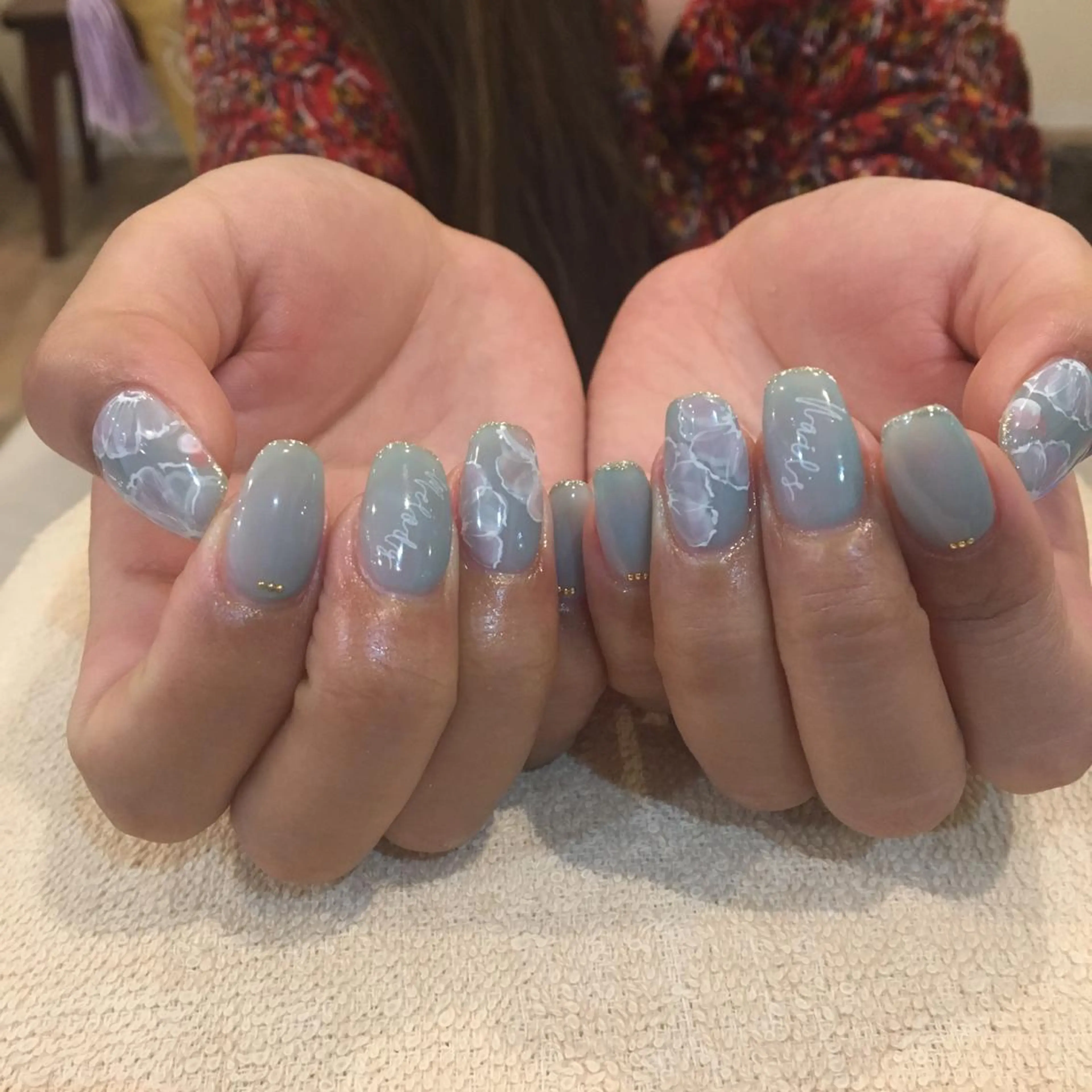 ネイル フラワーネイル Nailsalon Charis.yuのネイルデザイン